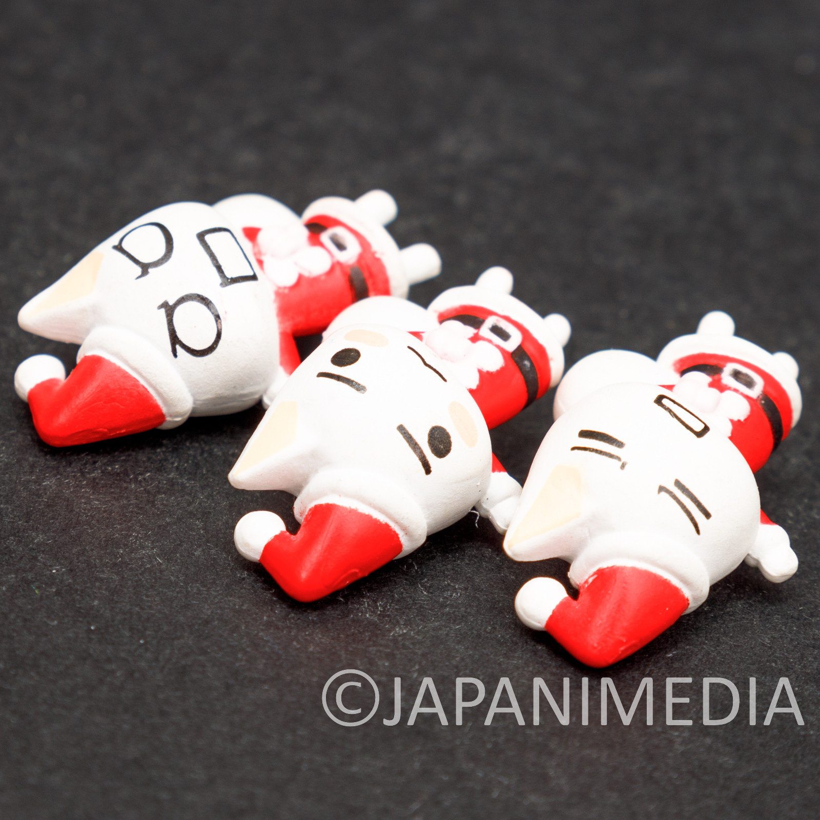 Sony Cat Doko Demo Issyo TORO INOUE Santa Costume Miniature Figure 3pc Set #2