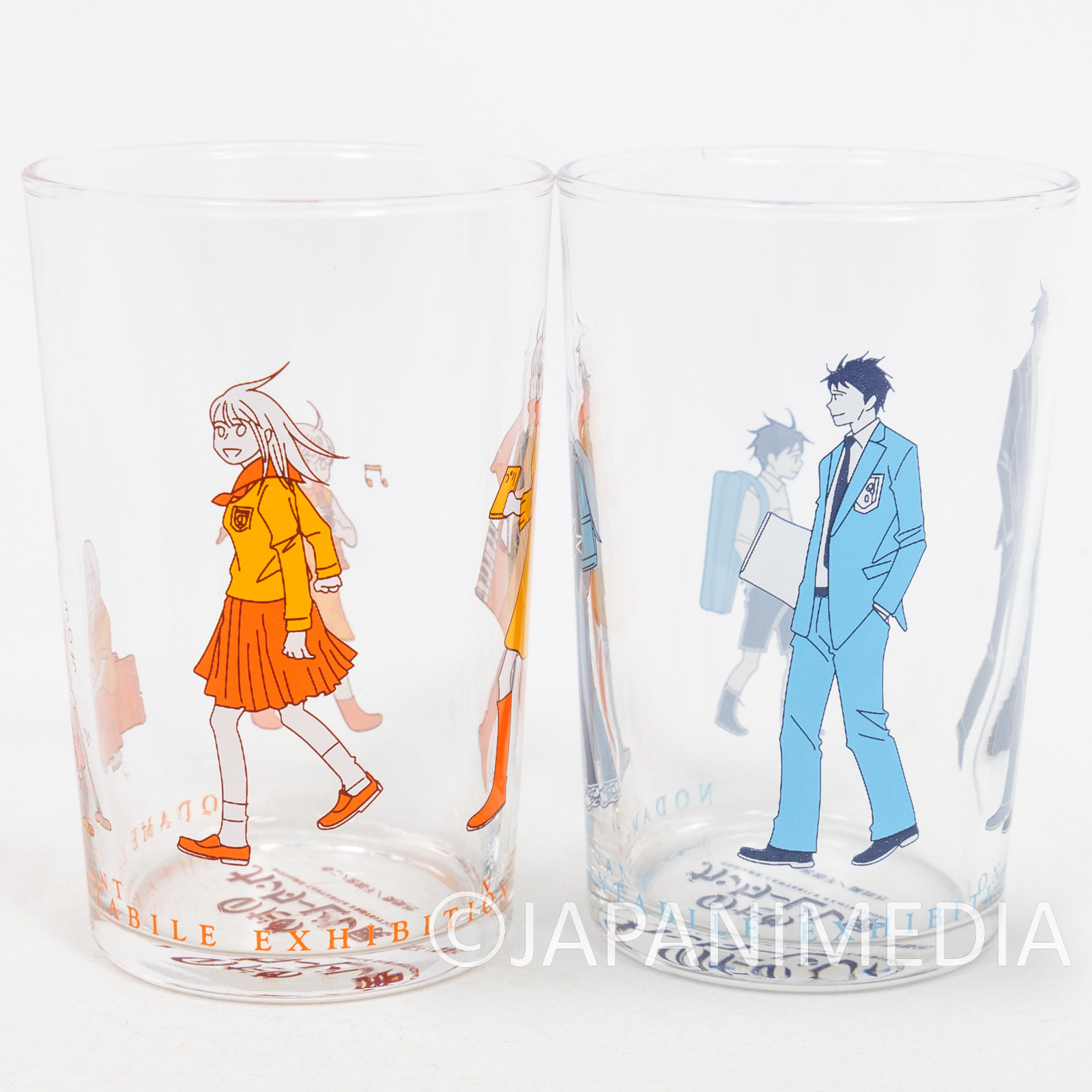 RARE!! Nodame Cantabile Megumi Noda & Shinichi Chiaki Pair Glass Exhibition Limited