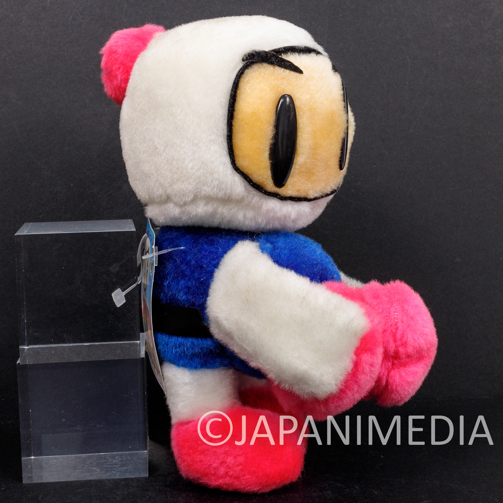 Retro RARE! Bomberman 8" Hanging Plush Doll Famicom Hudson Nintendo NES