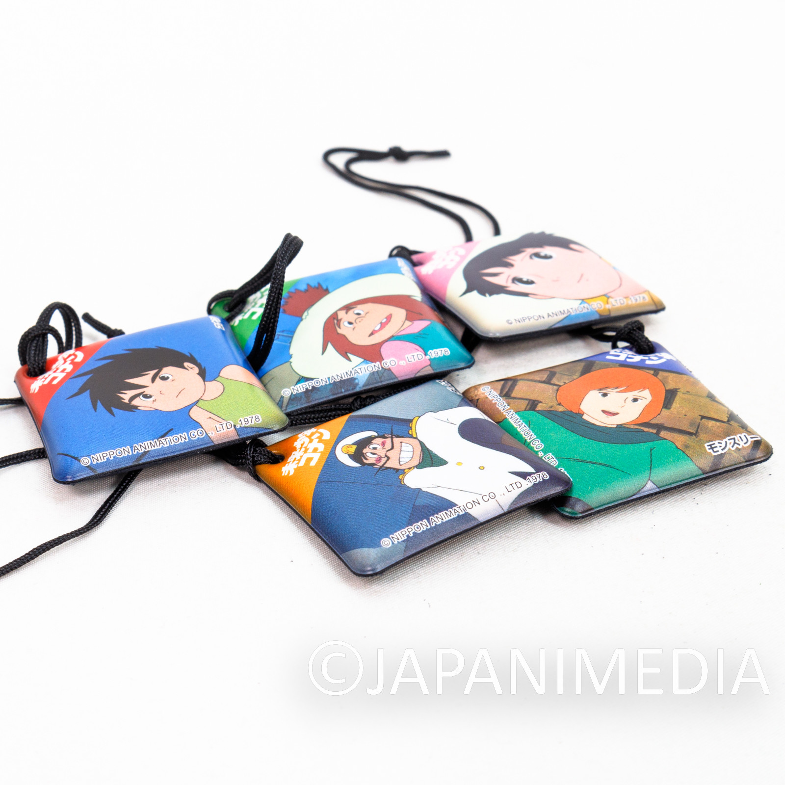 RARE! Future Boy Conan Screen Cleaner Mascot Strap / Conan Lana Jimsy Dyce Monsley