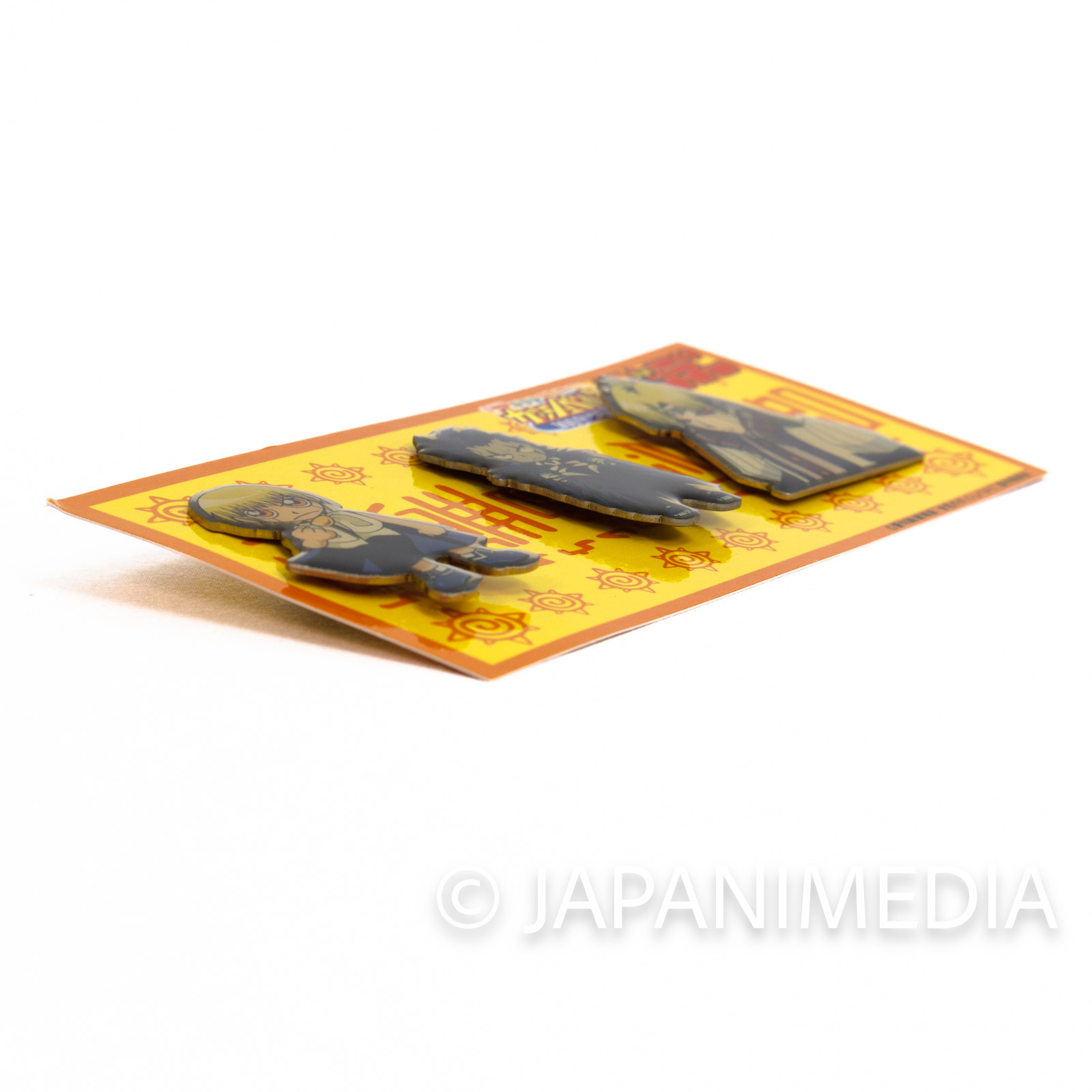 Zatch Bell! Gash Bell Metal Pins Set [Zatch / Brago / Wiseman] JAPAN