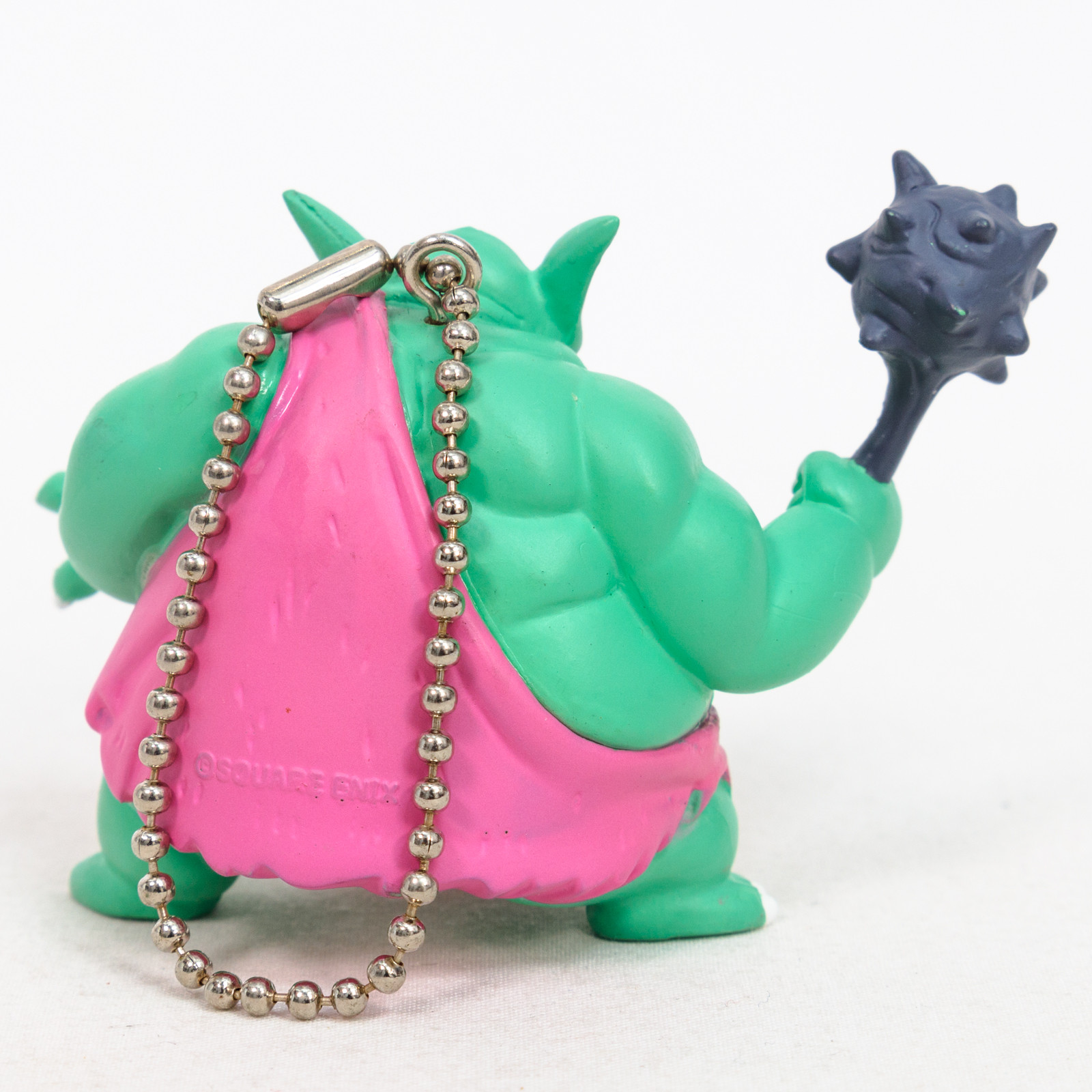 Retro RARE! Dragon Quest Boss Troll Mini Figure Ballchain WARRIOR ENIX