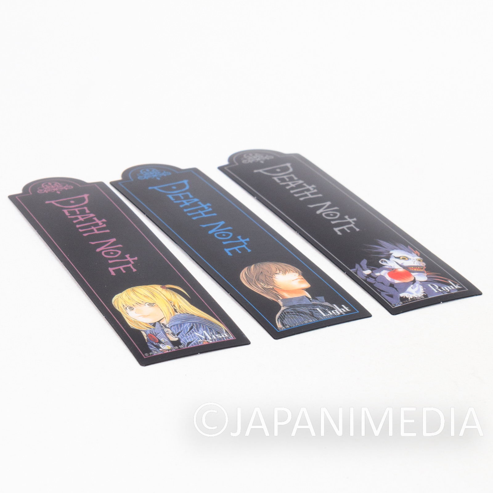 Death Note  Plastic Bookmark 3pc Set Light Ryuk Misa