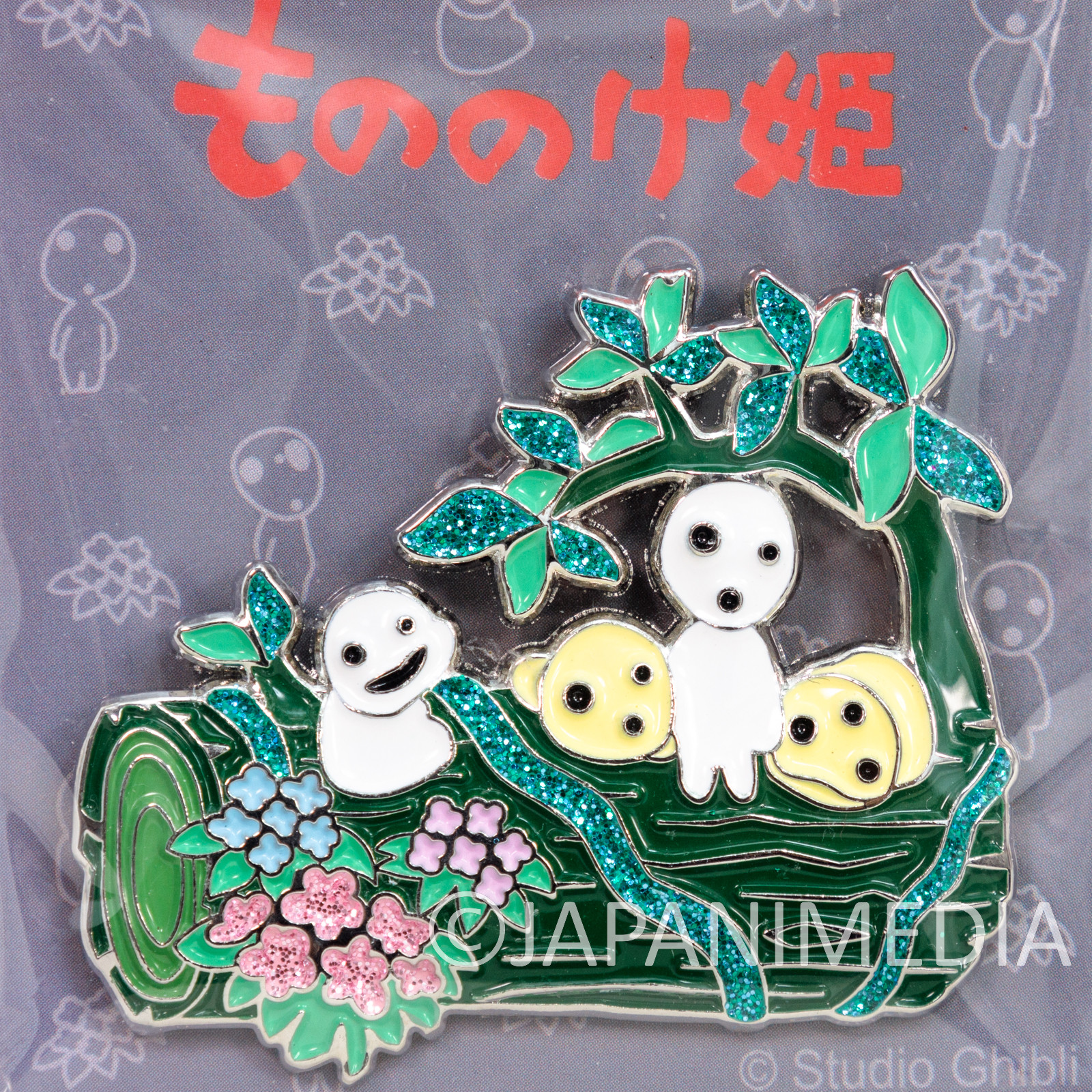 Princess Mononoke Kodama Metal Brooch Pins Studio Ghibli