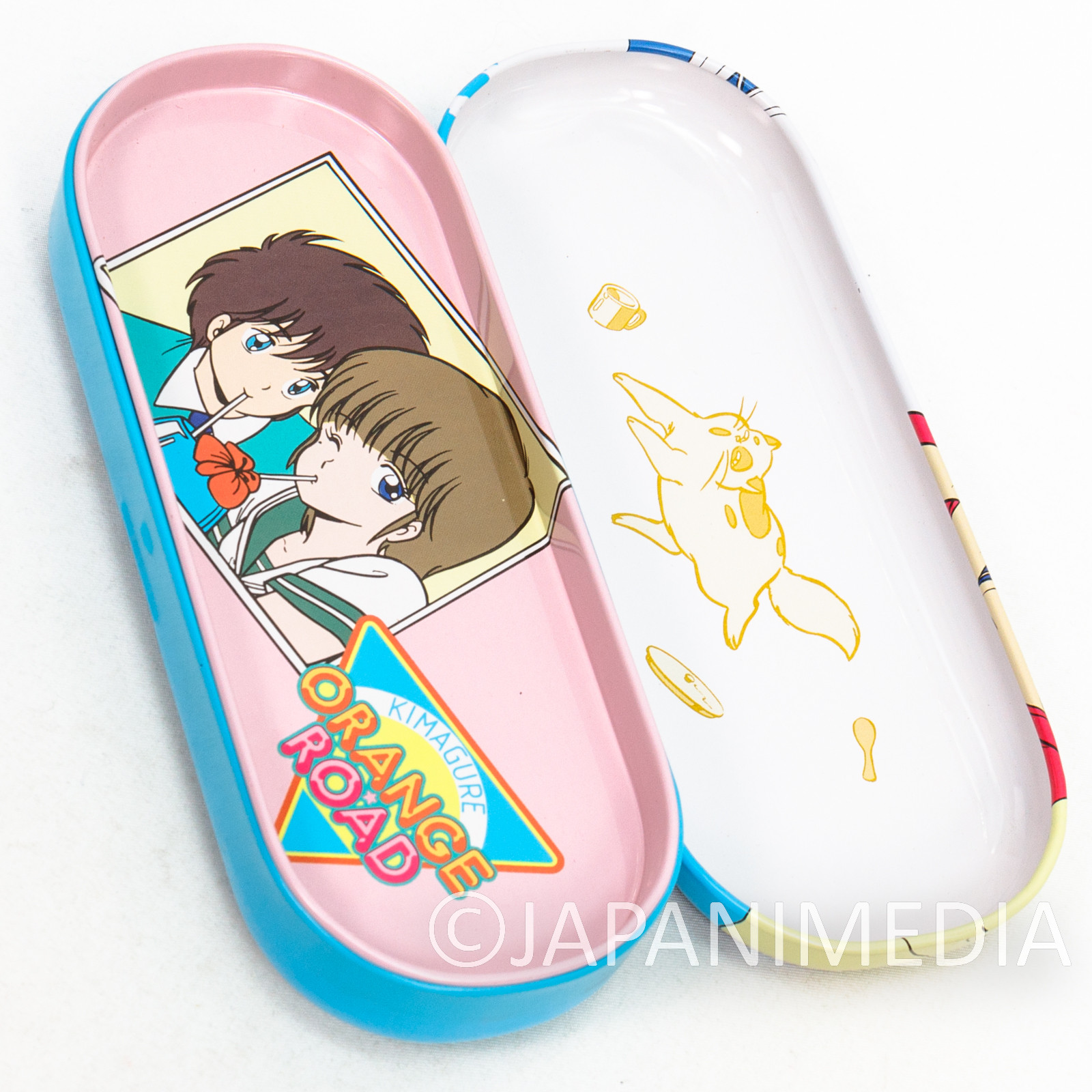 Retro RARE! Kimagure Orange Road Can Pen Case #2 Madoka Ayukawa