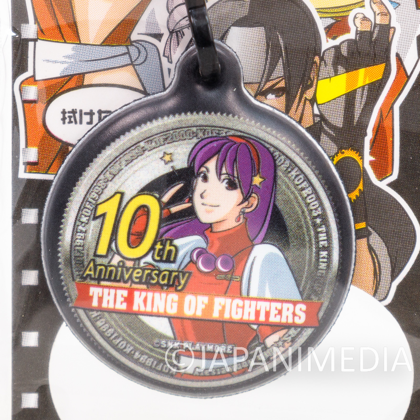 King of Fighters Athena Asamiya Screen Cleaner Mascot Strap KOF 10th Anniversary