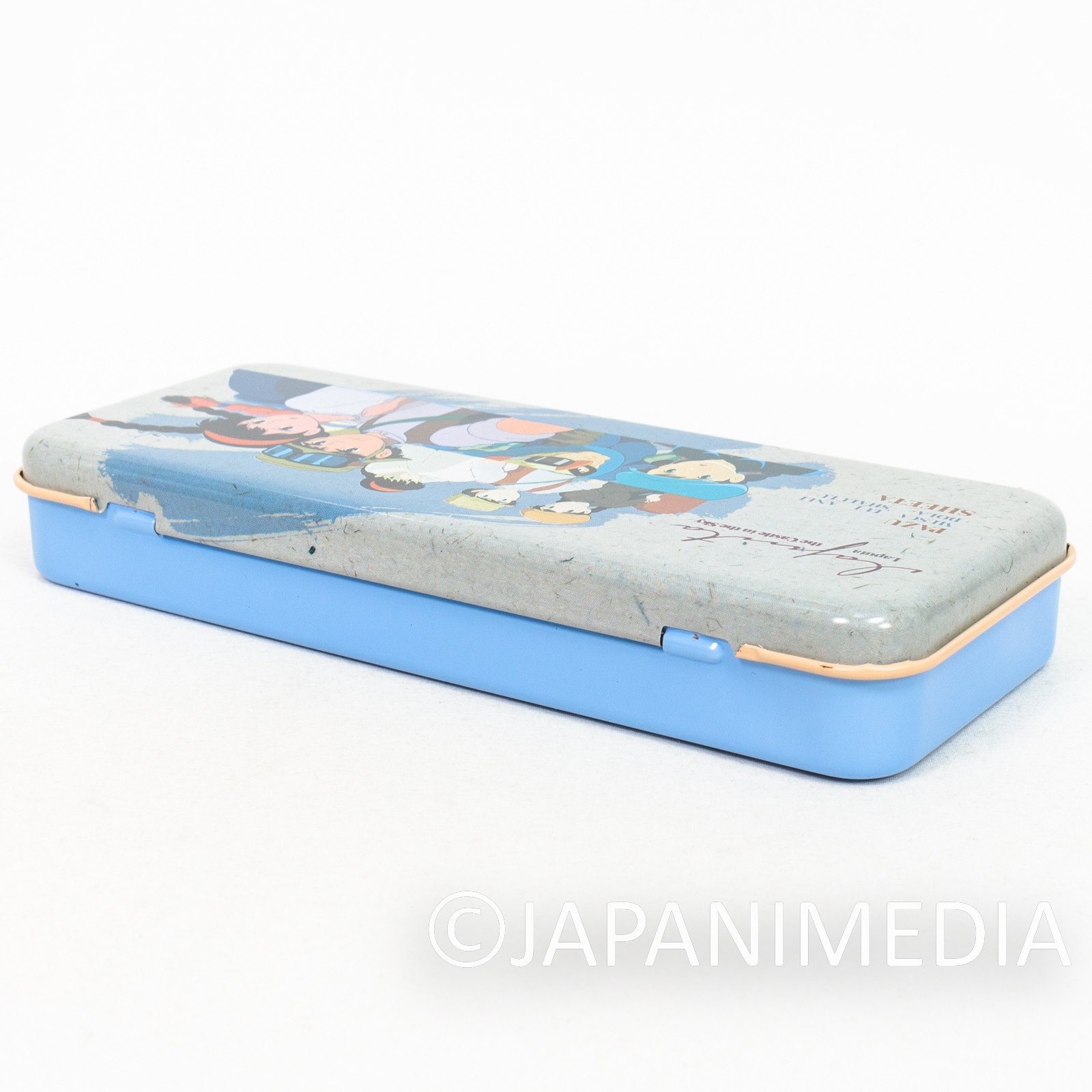 Retro RARE LAPUTA Castle in the Sky Can Pen Case Tokuma Shoten Ghibli JAPAN 4