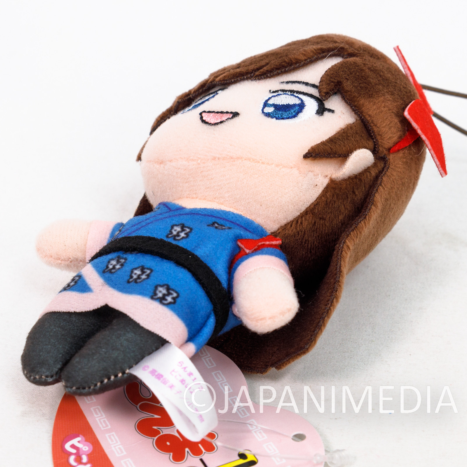 Ranma 1/2 Ukyo Kuonji 5" Plush Doll Strap FUKUYA JAPAN