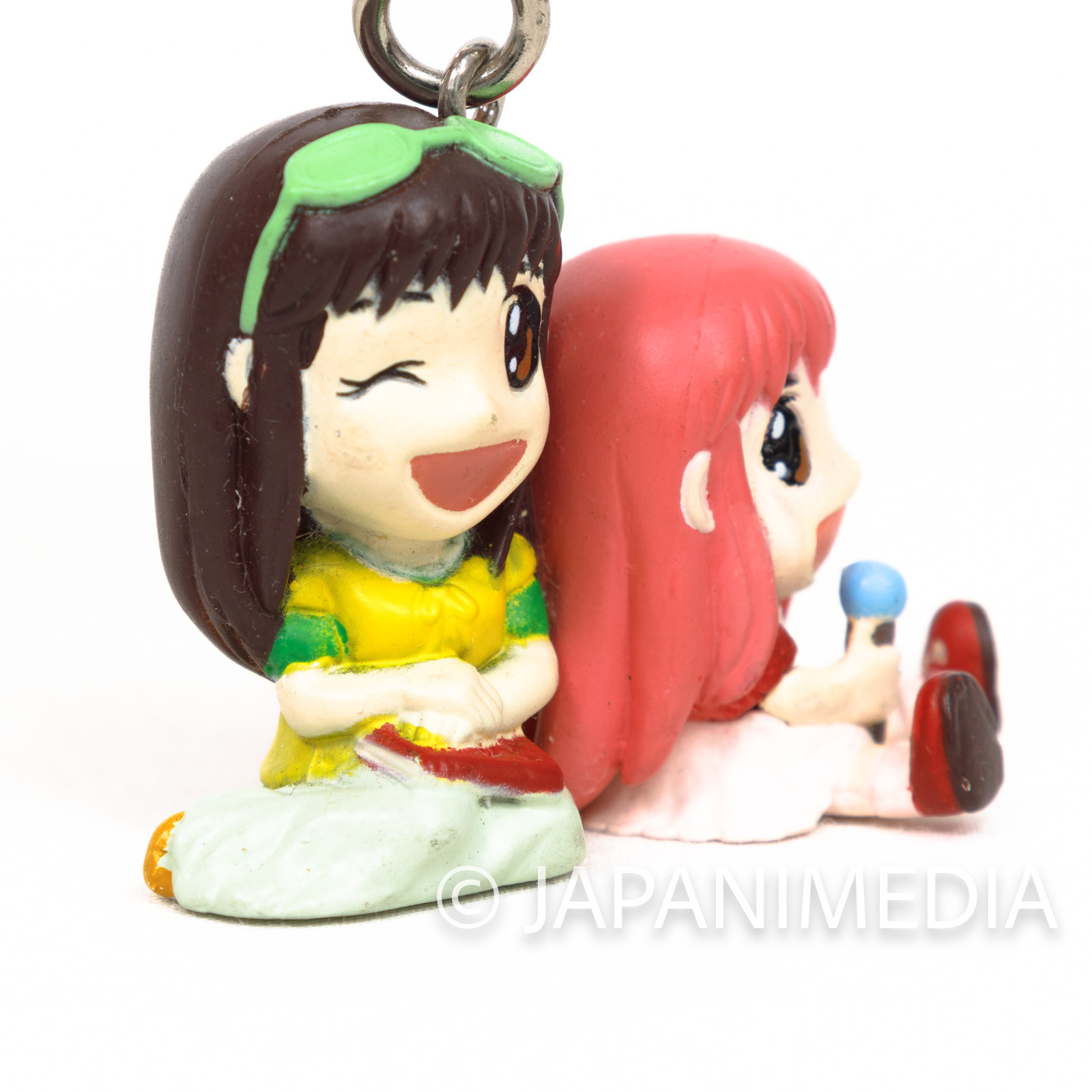 Zatch Bell! Megumi Oumi & Tia Pair Figure Keychain JAPAN