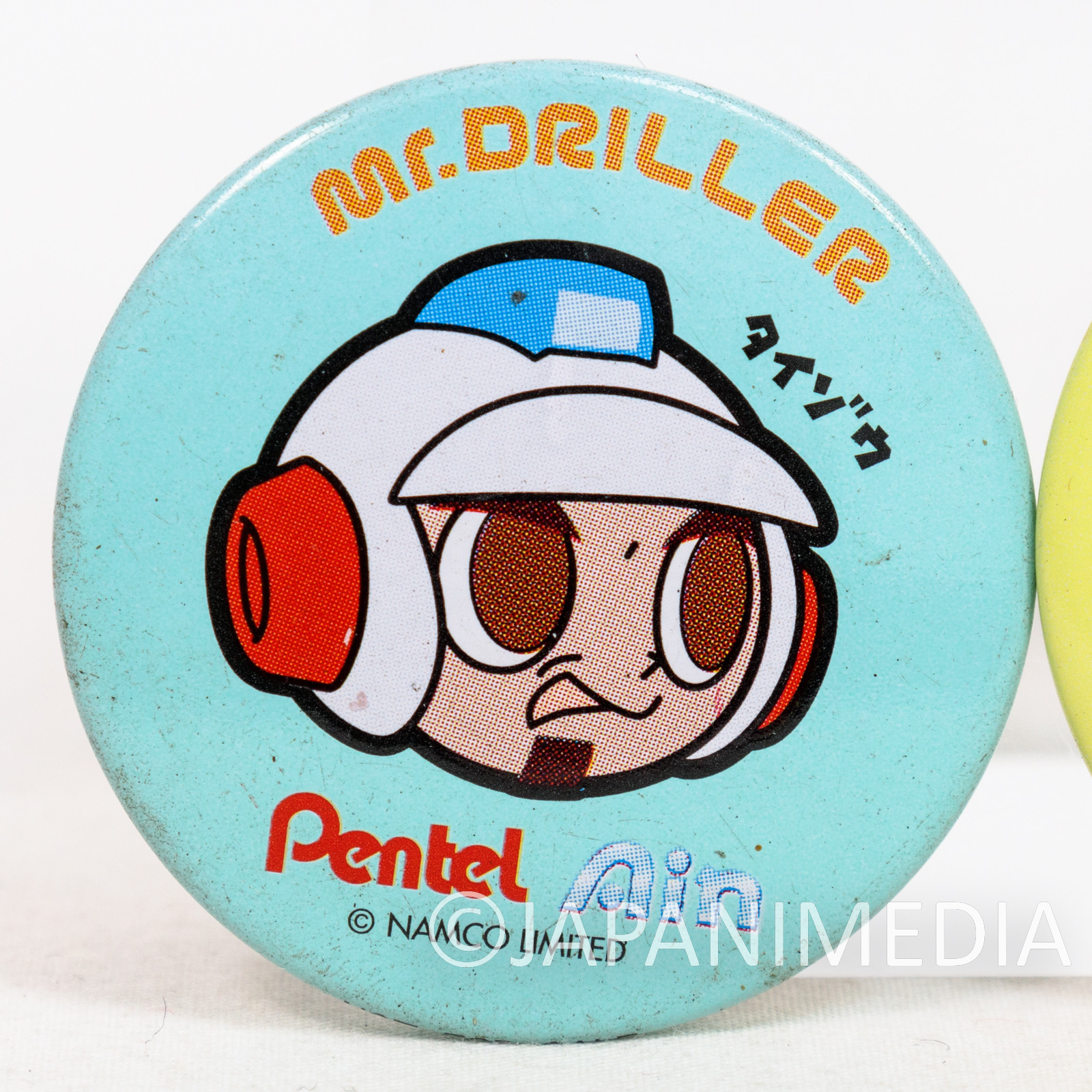 Mr. Driller Susumu & Taizo Hori Can Badge Pins Set Namco JAPAN GAME