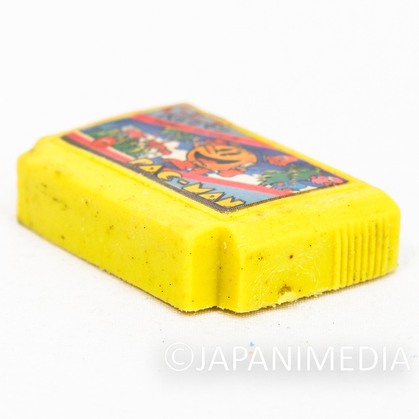 Pac-man Cassette Mini Eraser AMADA JAPAN FAMICOM NES NAMCO Nintendo