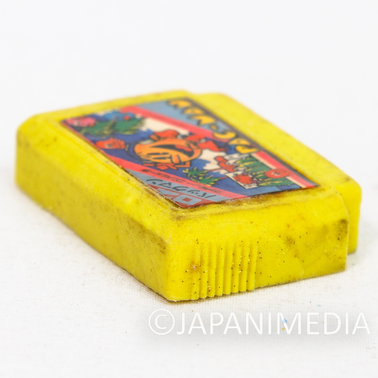 Pac-man Cassette Mini Eraser AMADA JAPAN FAMICOM NES NAMCO Nintendo