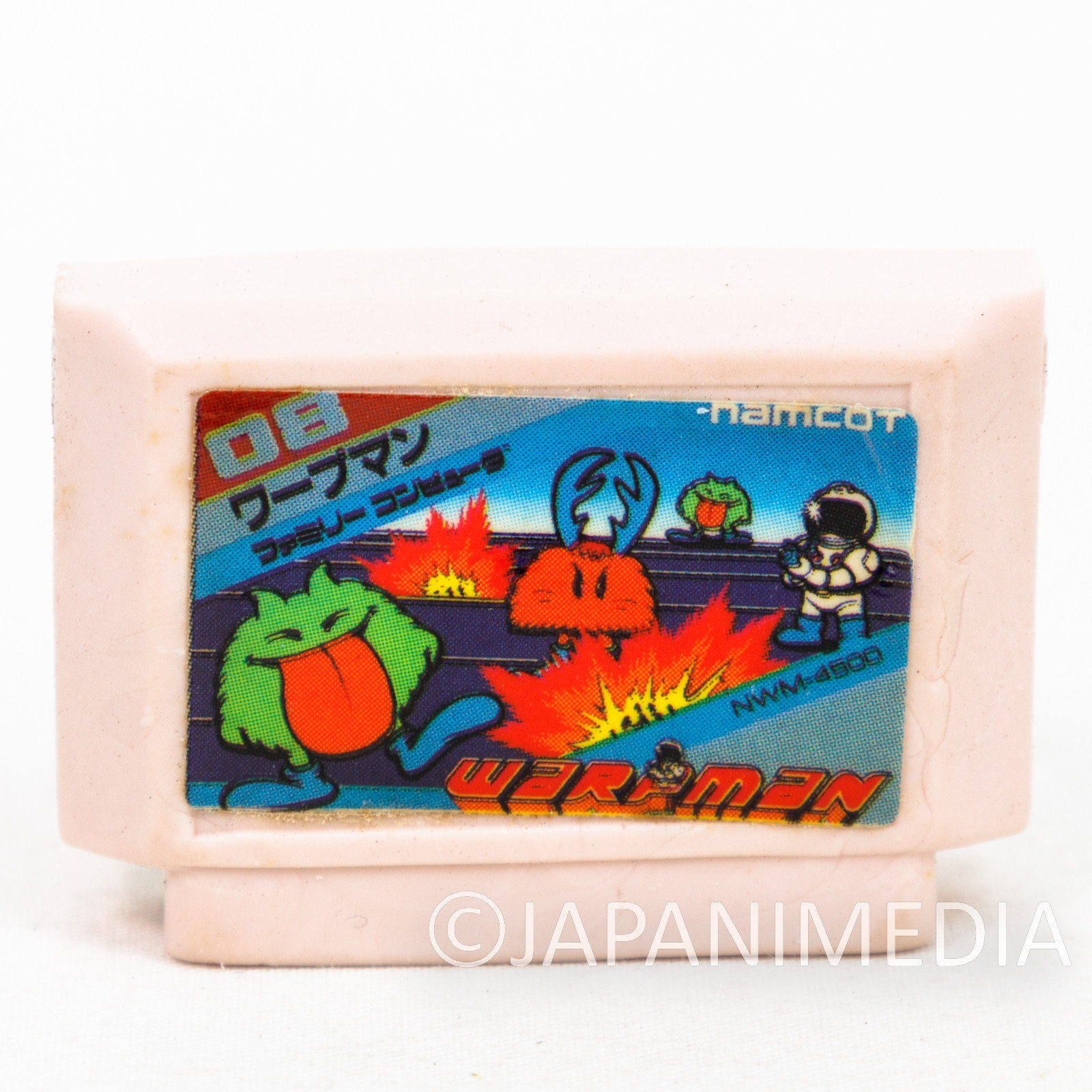 Warpman Cassette Mini Eraser AMADA JAPAN FAMICOM NES NAMCO Nintendo