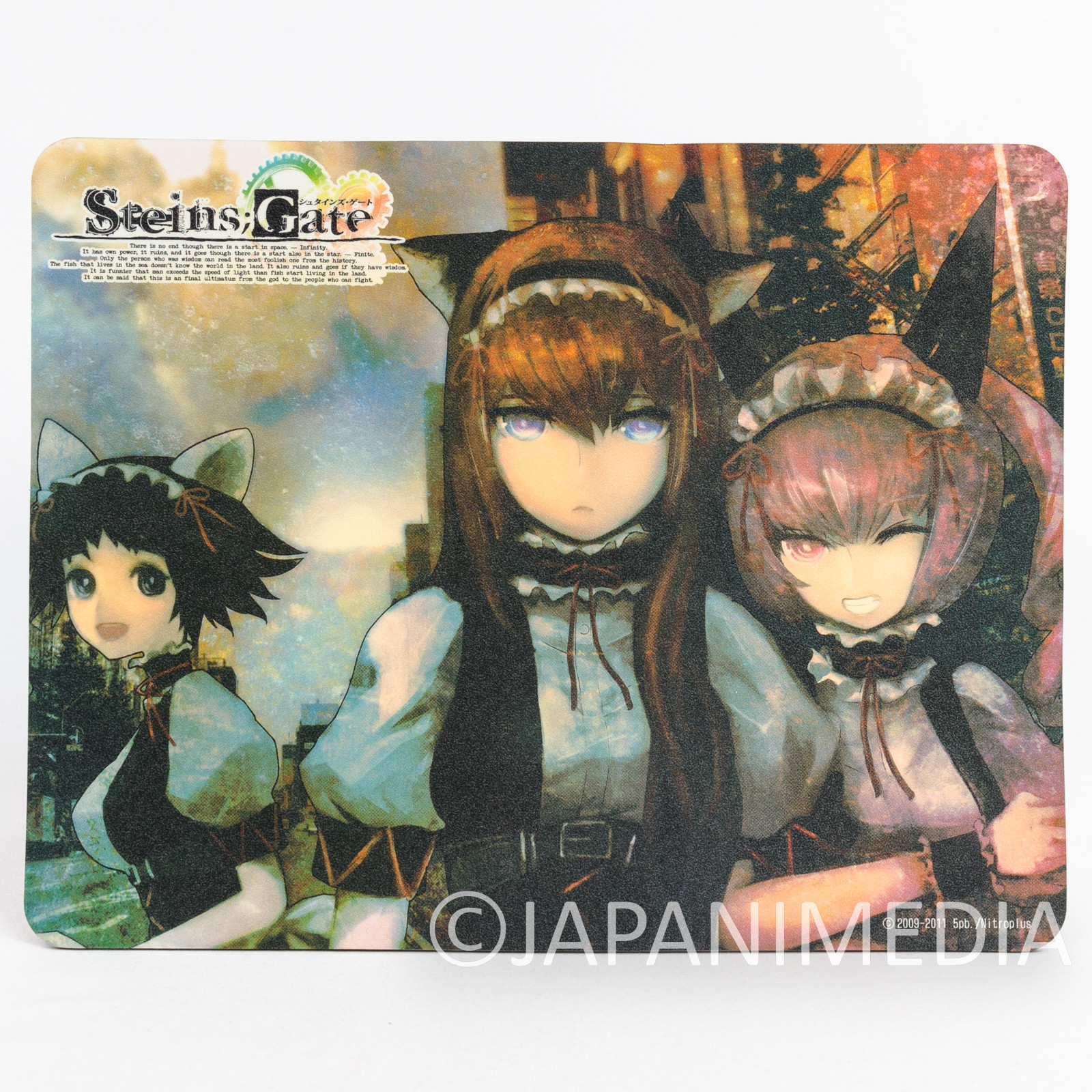 Steins ; Gate Mouse and Pad Set Kurisu Makise Faris Taito JAPAN ANIME