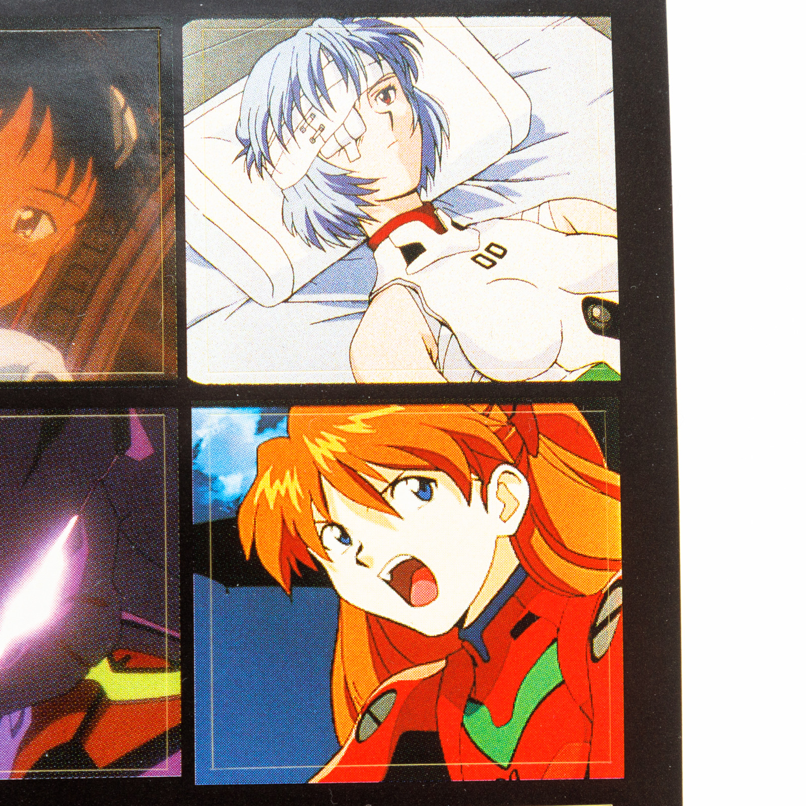 Retro Evangelion Sticker Sheet / Rei Ayanami Asuka Langley Shinji 