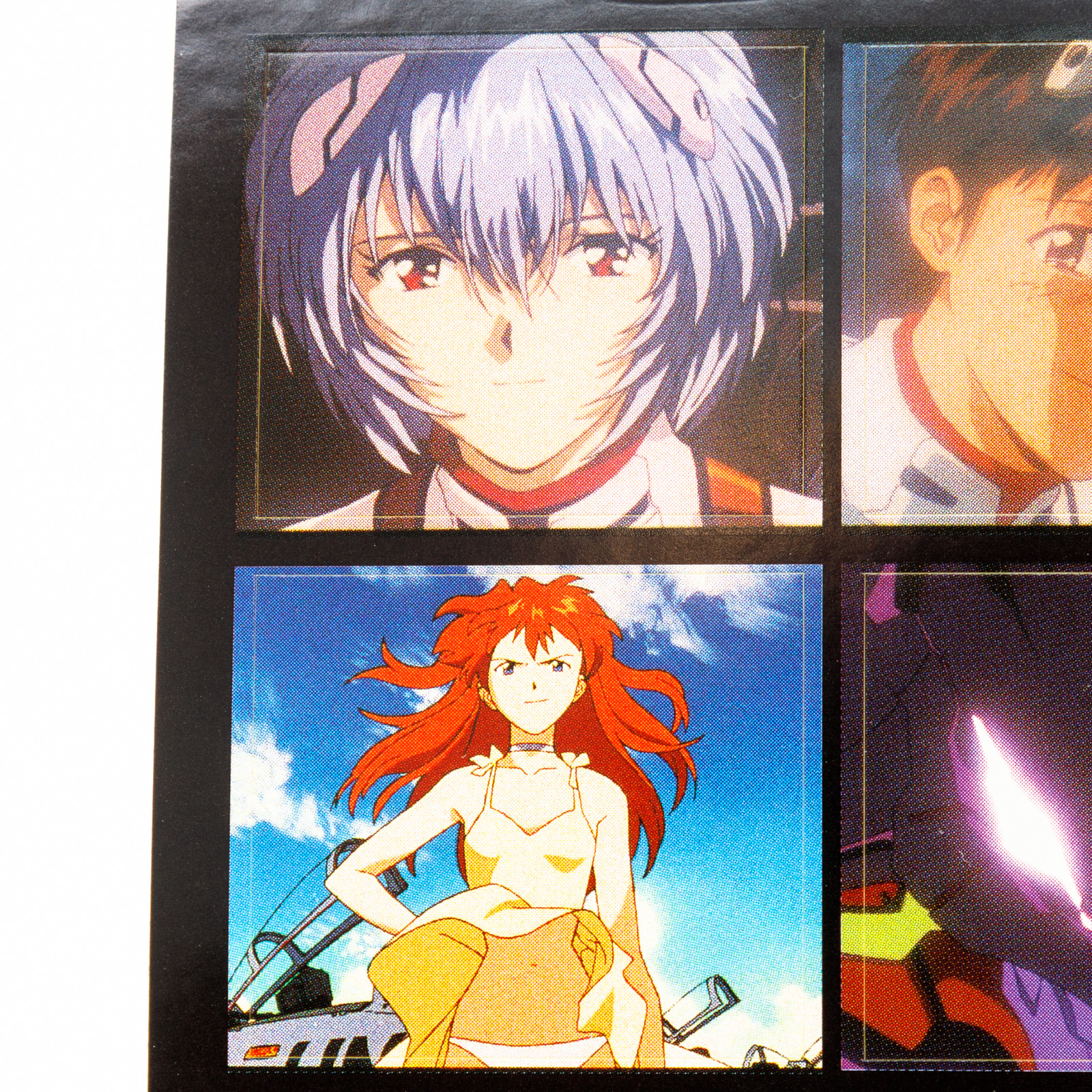 Retro Evangelion Sticker Sheet / Rei Ayanami Asuka Langley Shinji 