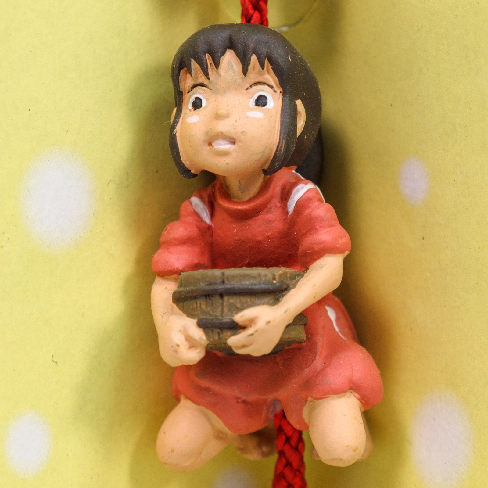 Retro RARE! Spirited Away Chihiro Sen Mascot Figure Strap Ghibli JAPAN