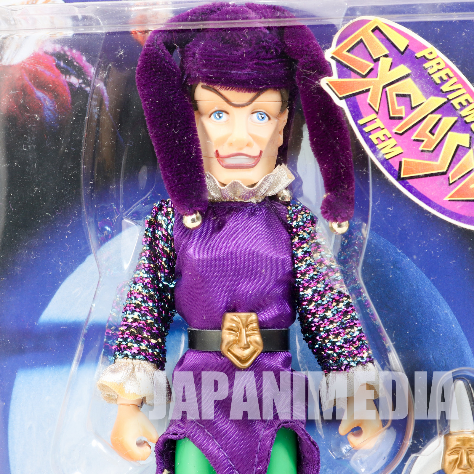 PUPPET MASTER Carse of Jester Purple Figure Preview Exclusive Full