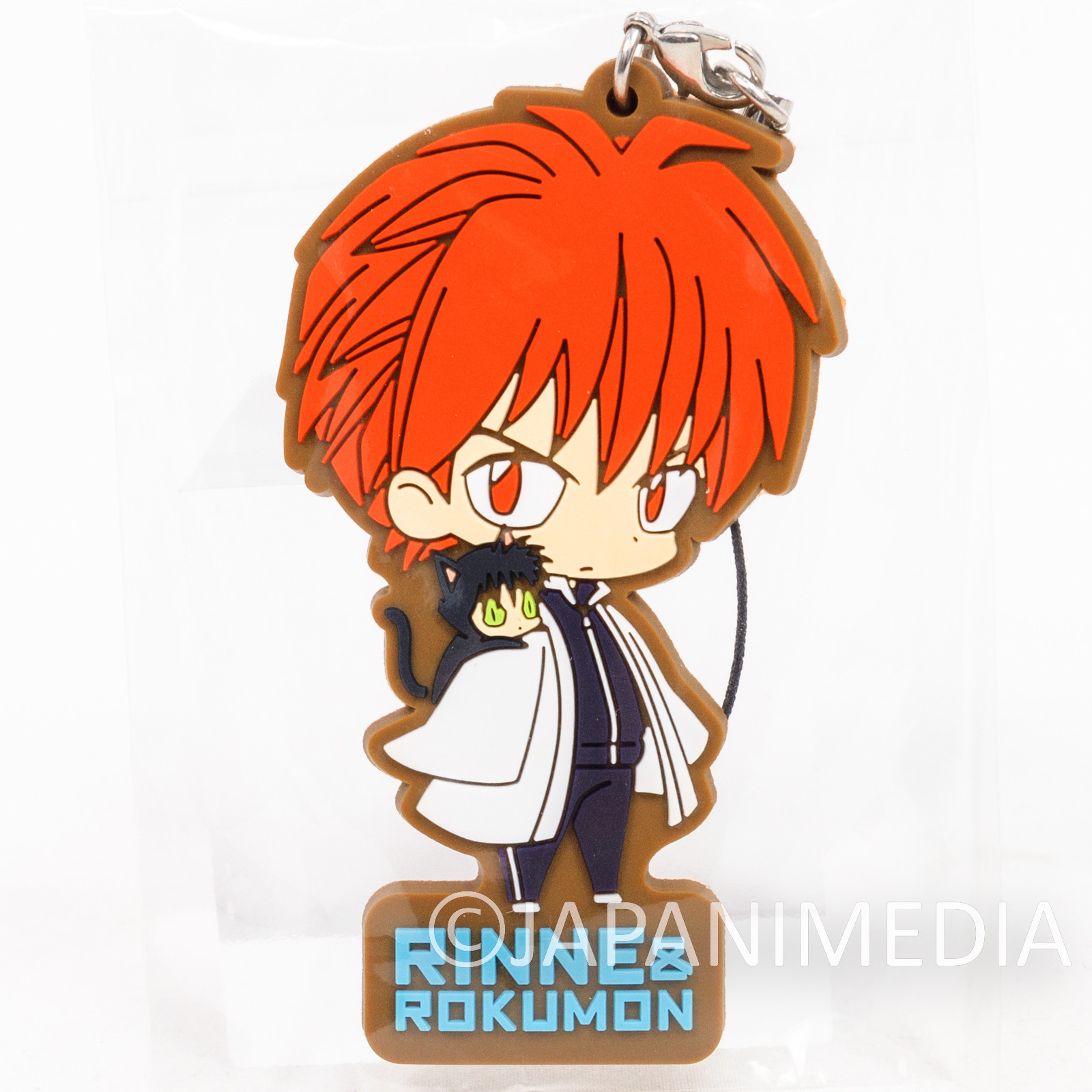 Kyokai no Rinne Rinne & Rokumon Mascot Rubber Strap JAPAN ANIME