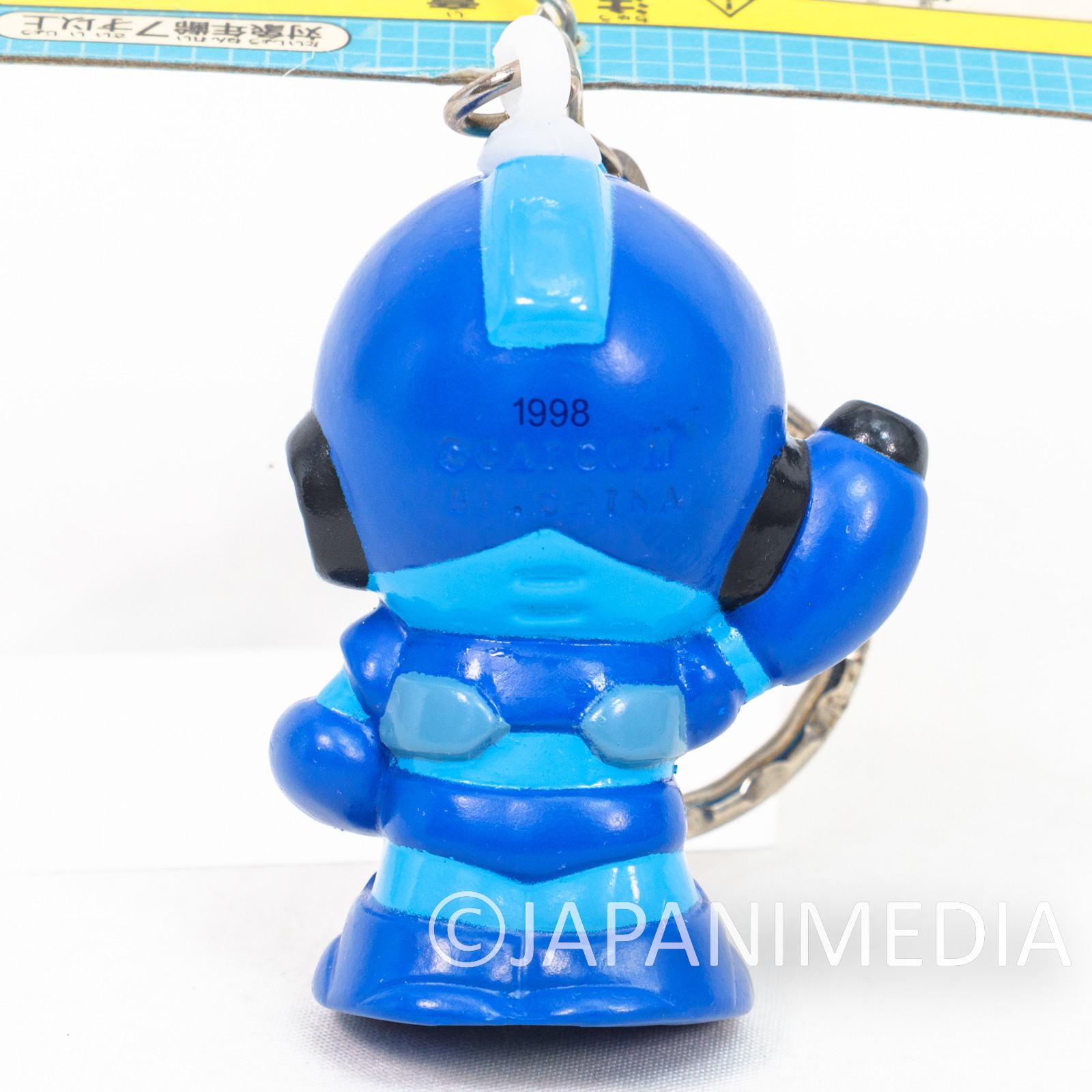 RARE! MEGA MAN Soft Vinyl Figure Keychain #2 CAPCOM ROCKMAN