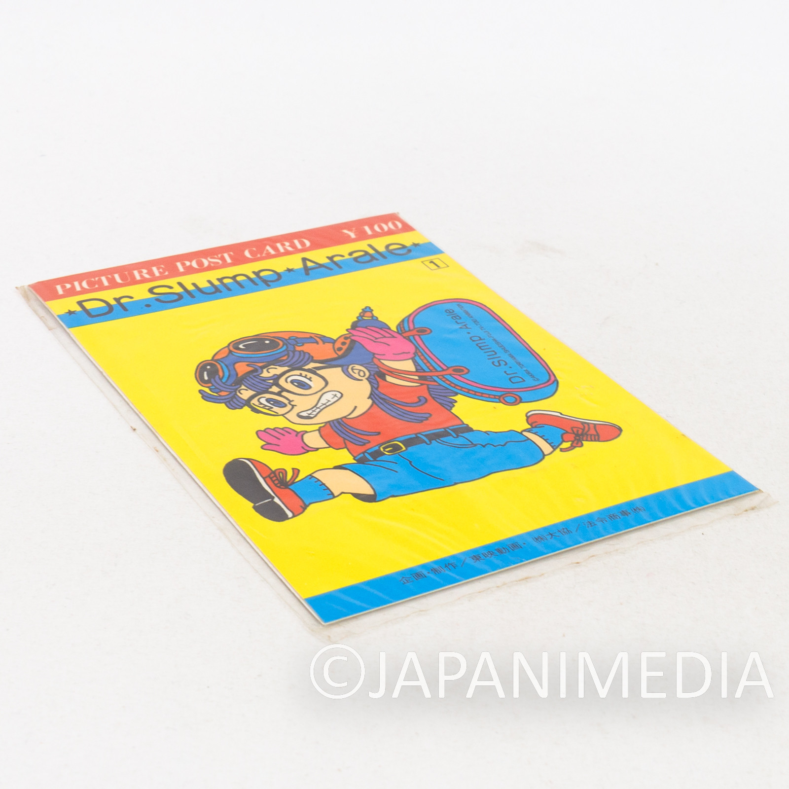 Retro Dr. Slump Arale chan Sticker Sheet w/Post Card #1 JAPAN ANIME