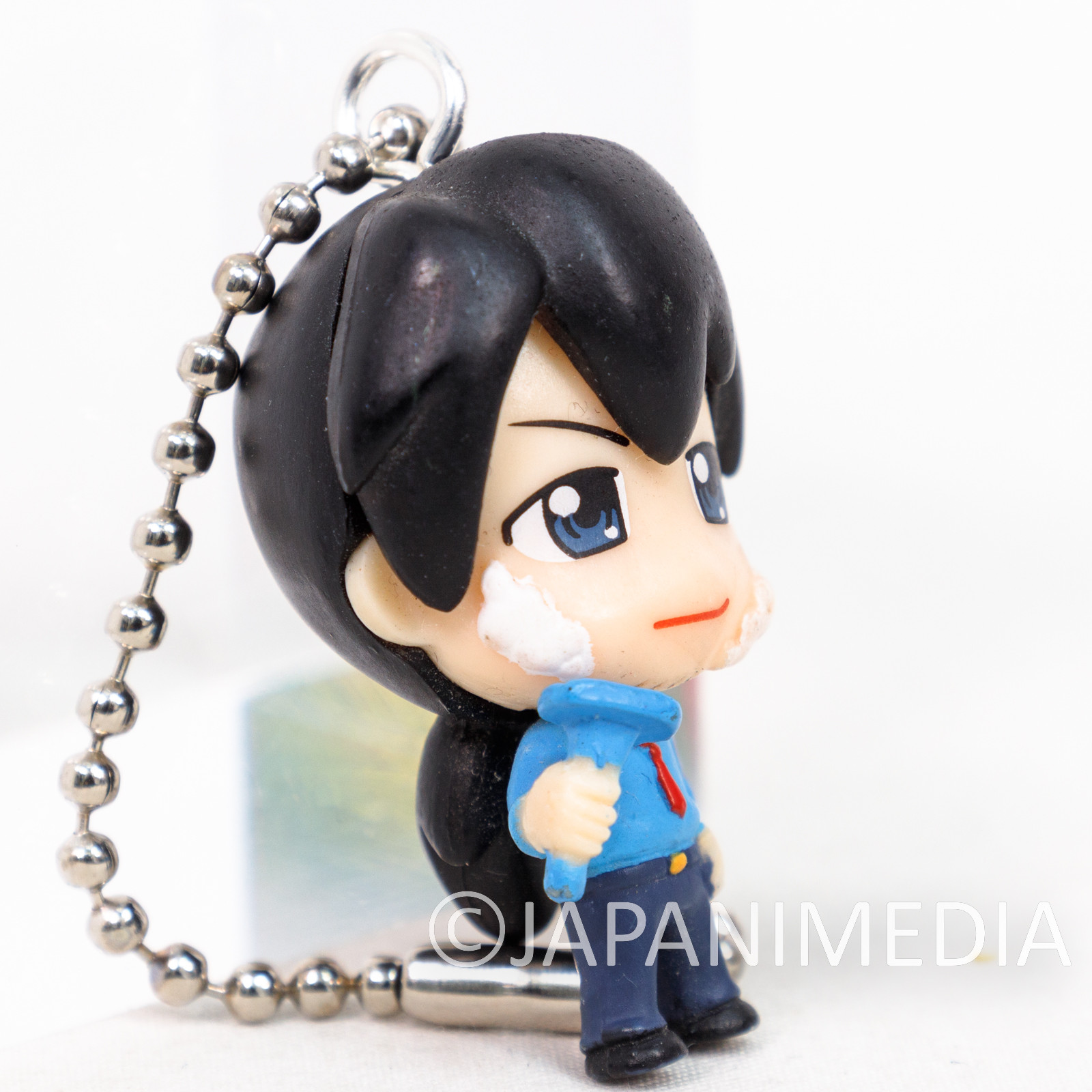 Evangelion x Schick Promotion Ryoji Kaji Figure Ballchain JAPAN ANIME