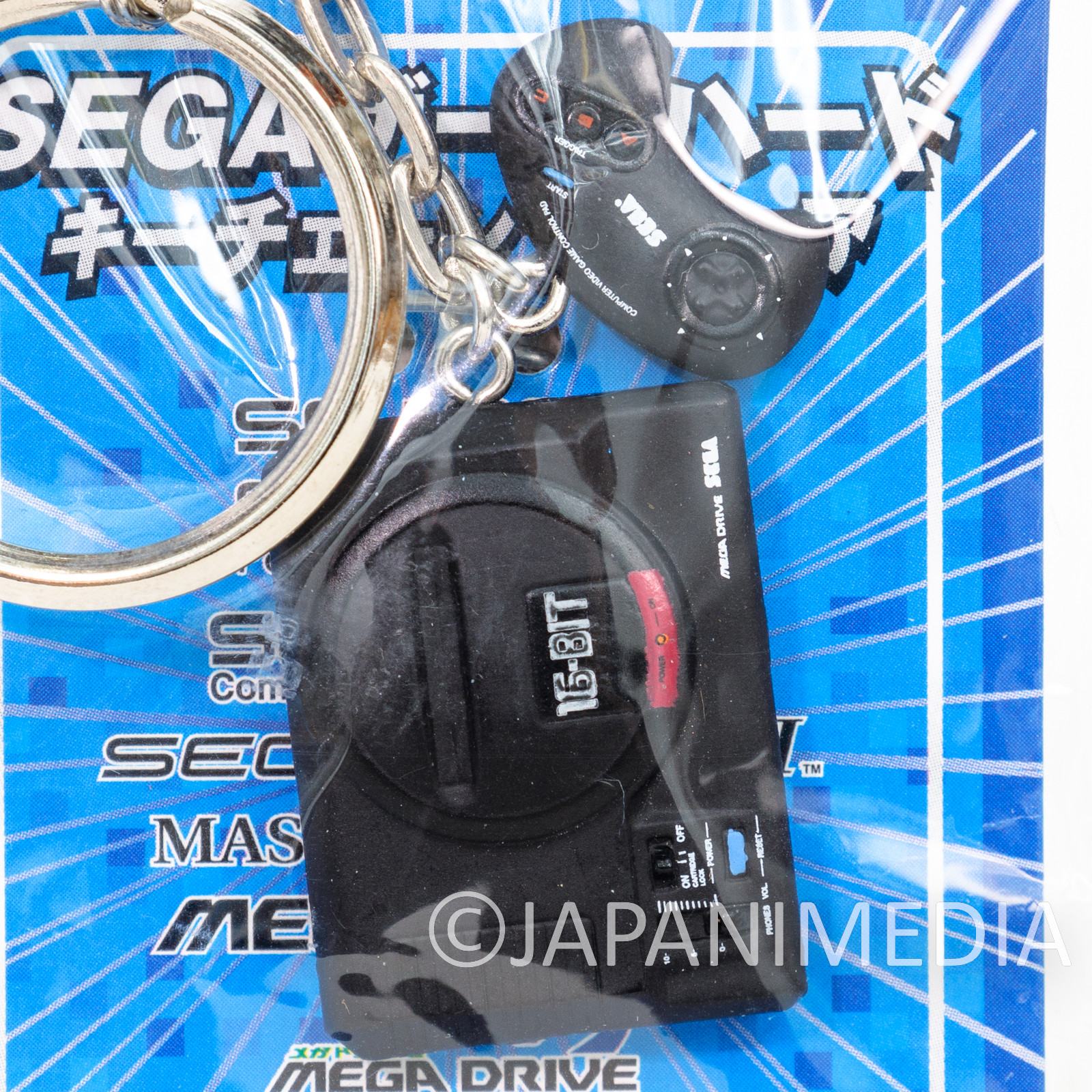 RARE!! SEGA Game Console Miniature Figure Keychain MEGA DRIVE 