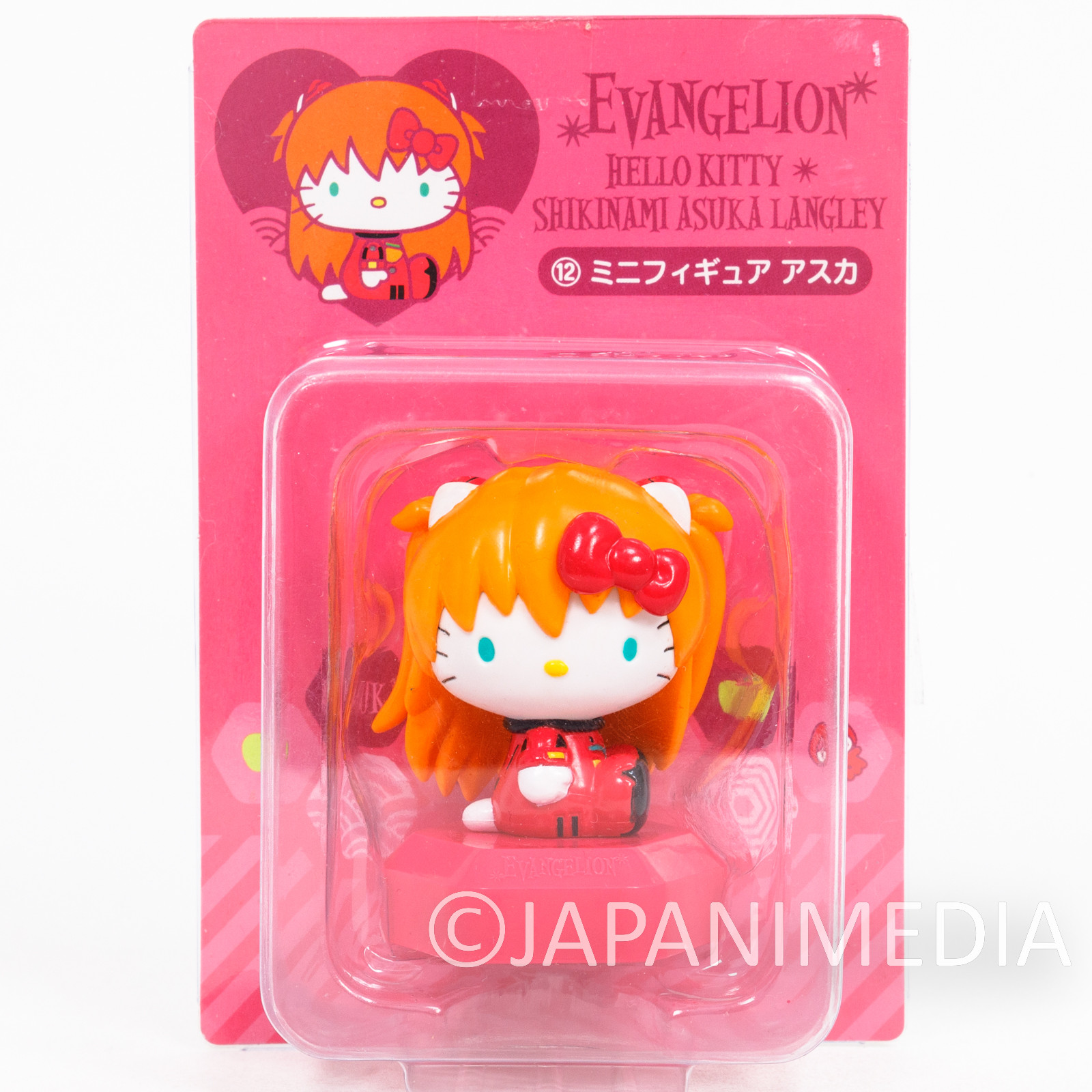 Evangelion x Hello Kitty Asuka Langley Mini Figure Sanrio JAPAN ANIME MANGA