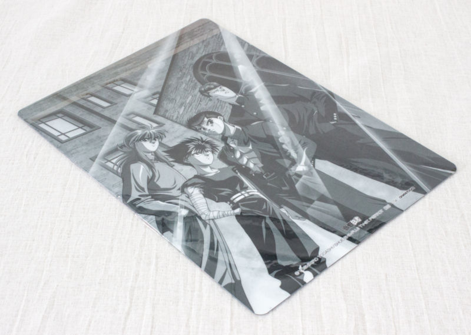 Yu Yu Hakusho Plastic Pencil Board Pad Shitajiki Hiei Kurama Yusuke JAPAN 2