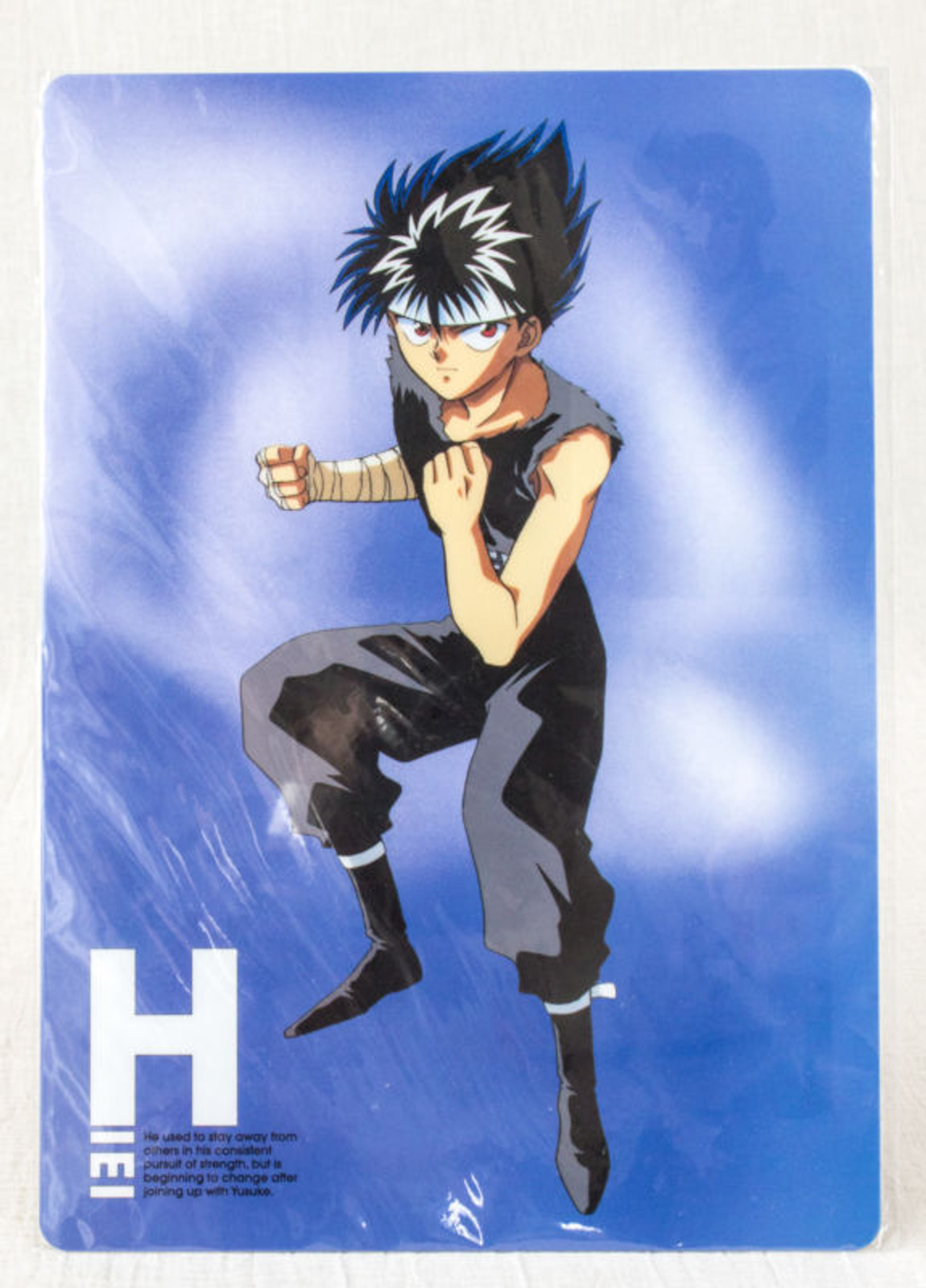 Yu Yu Hakusho Hiei Plastic Pencil Board Pad Shitajiki JAPAN ANIME