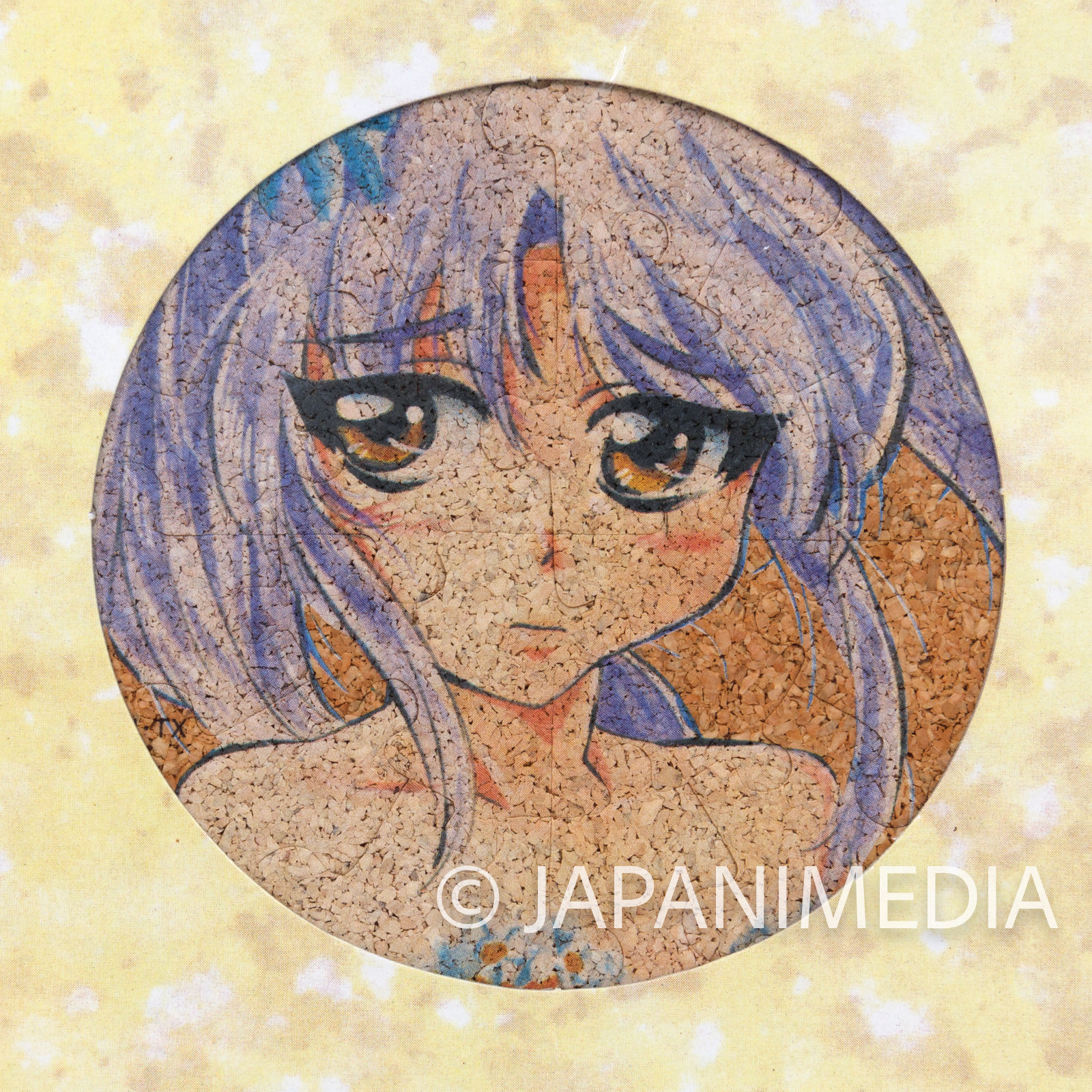 Martian Successor NADESICO Ruri Hoshino Cork Coaster Jigsaw puzzle 8pc Set 