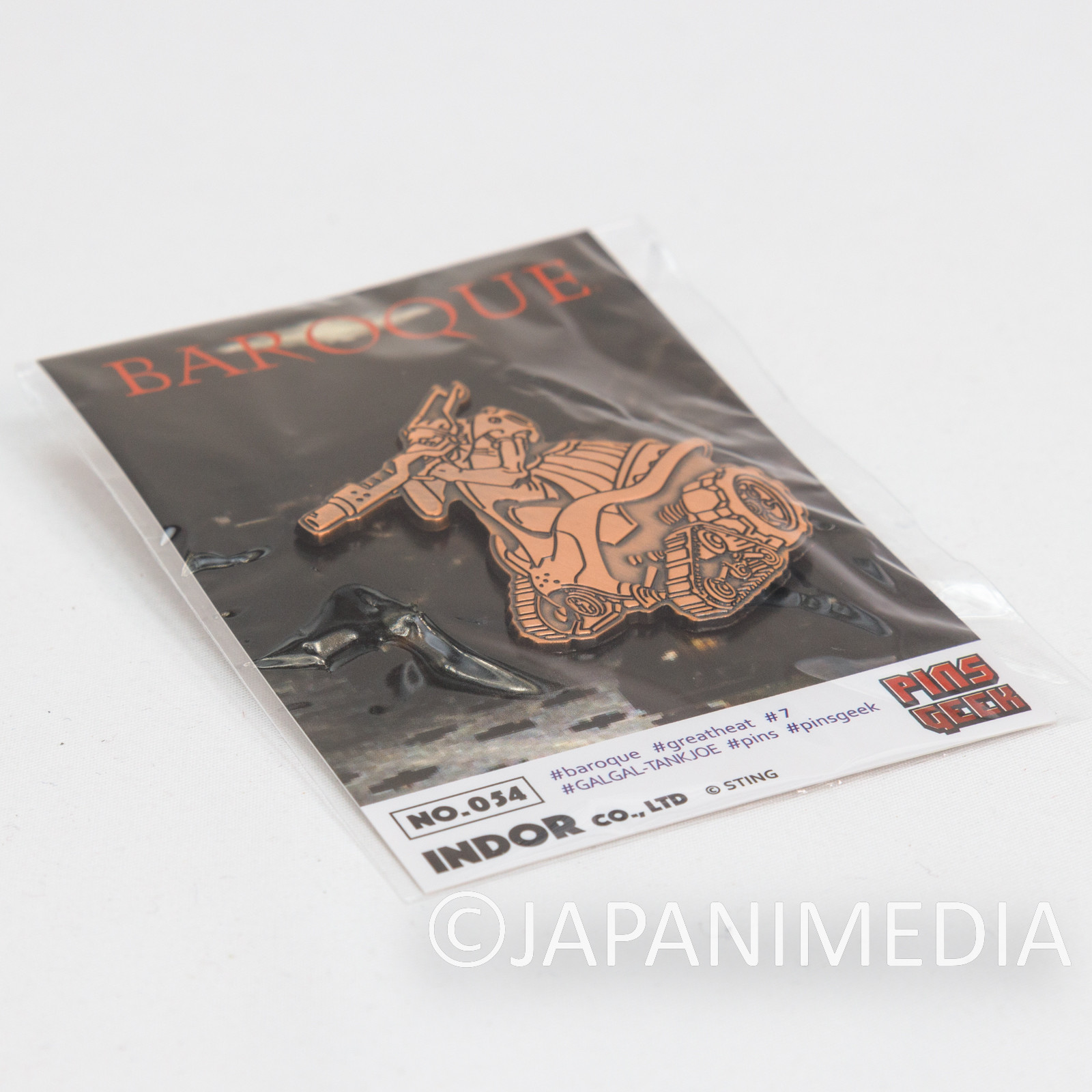 BAROQUE GALGAL-Tankjoe Metal Pins / PS2 Sega Satrun GAME Japanimedia Store 3