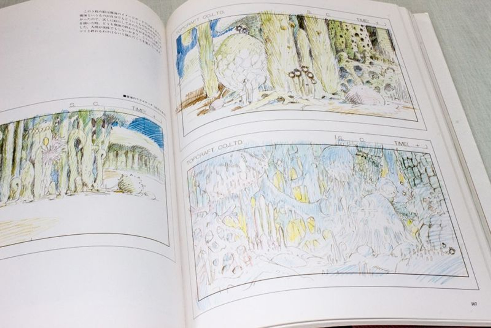 Nausicaa Valley of Wind Watercolor Japan Illustration Art Book Ghibli ANIME MANGA