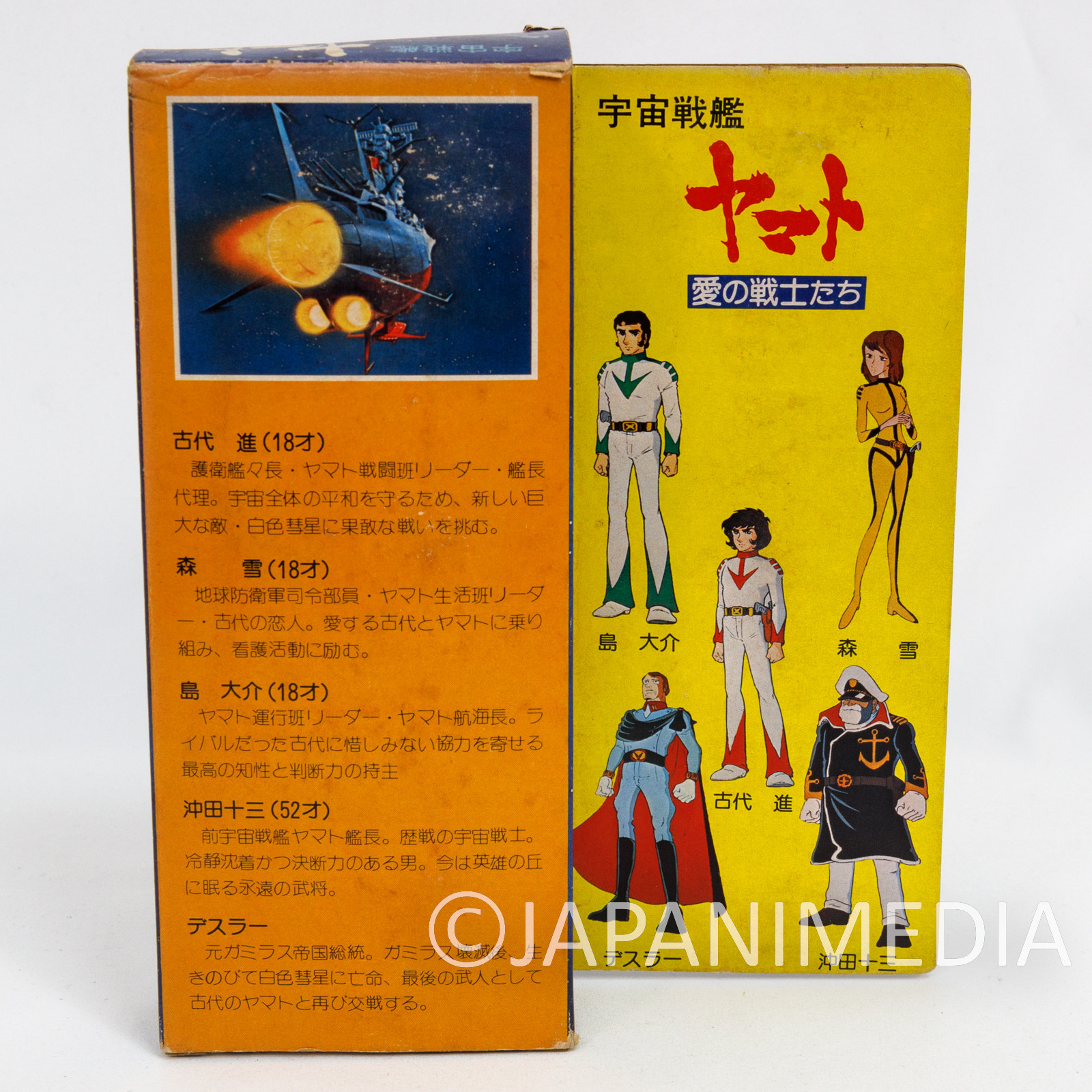 Retro RARE! Space Battleship YAMATO Susumu Kodai Soft Vinyl Figure NOMURA TOY