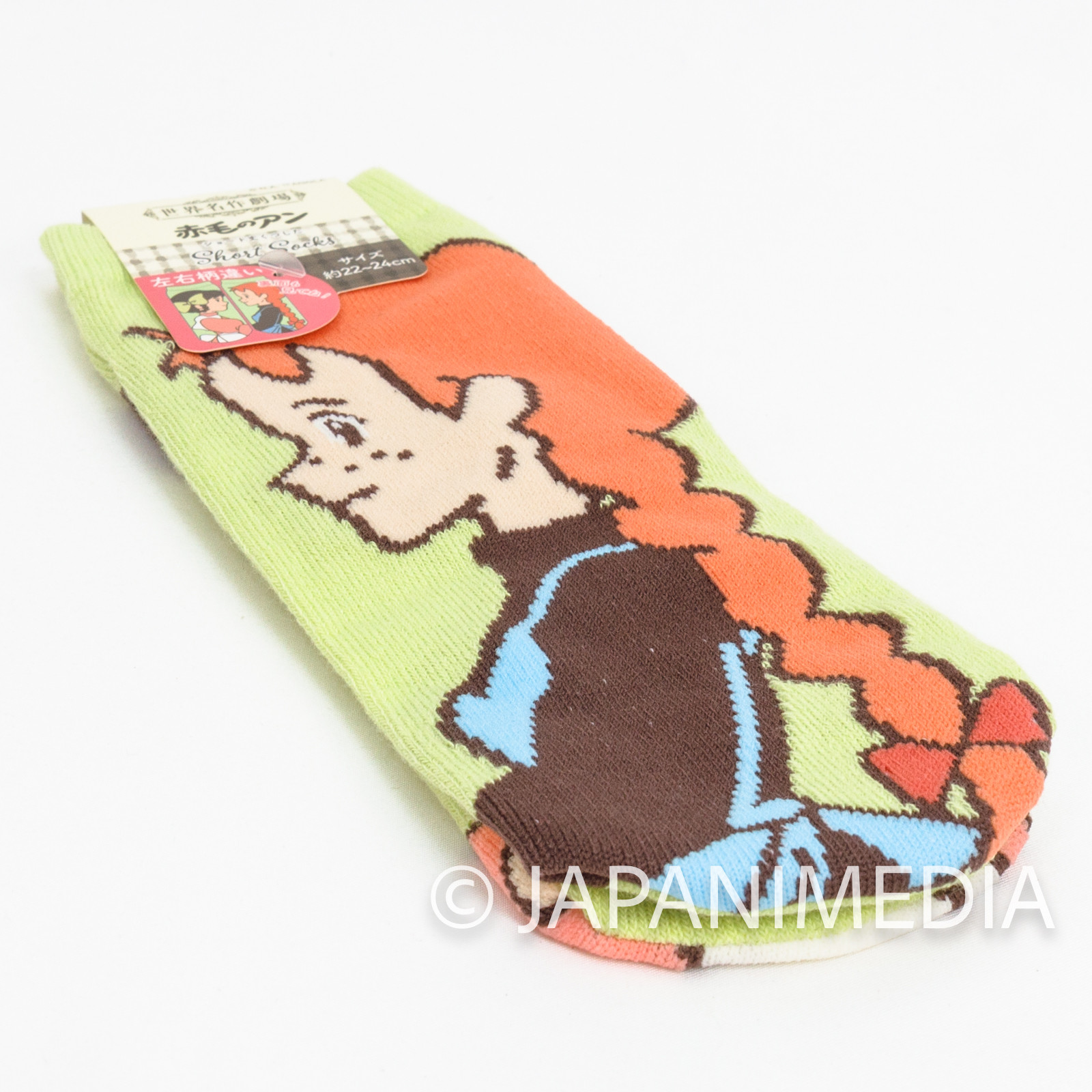 Anne of Green Gables ANNE & DIANA a Pair of Socks Size 22-24cm JAPAN ANIME MANGA