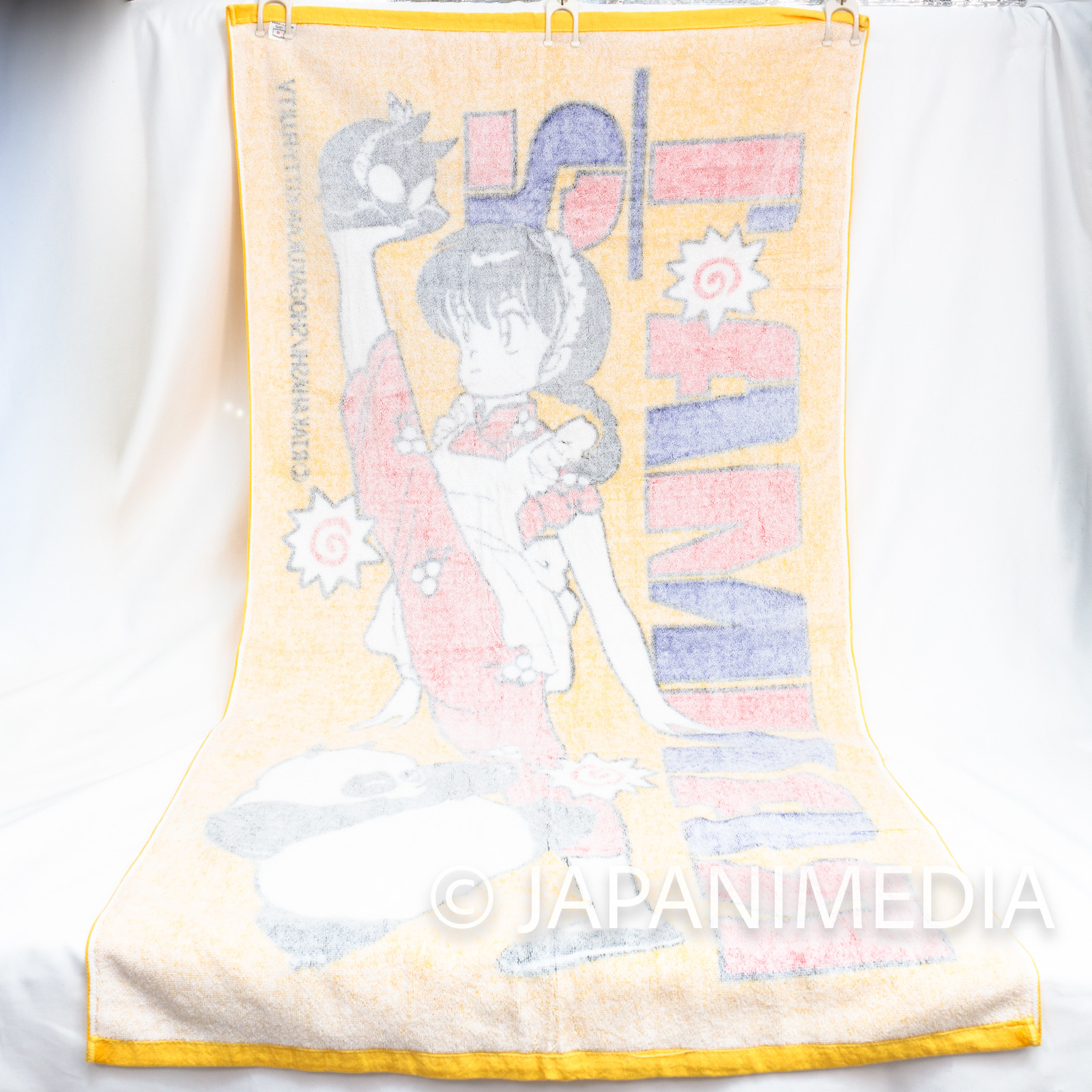 Retro RARE! Ranma 1/2 Bath Towel 23x46inch / RUMIKO TAKAHASHI 2
