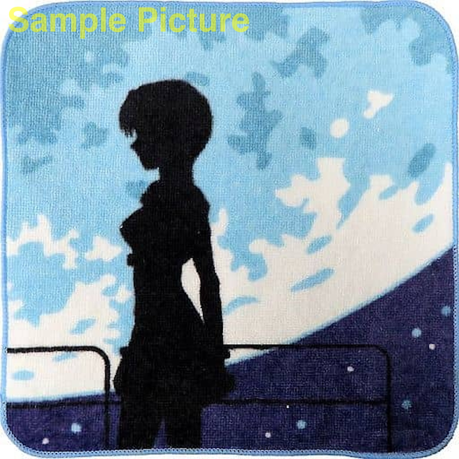 Evangelion Rei Ayanami Hand Towel 12x12inch BANDAI JAPAN 2