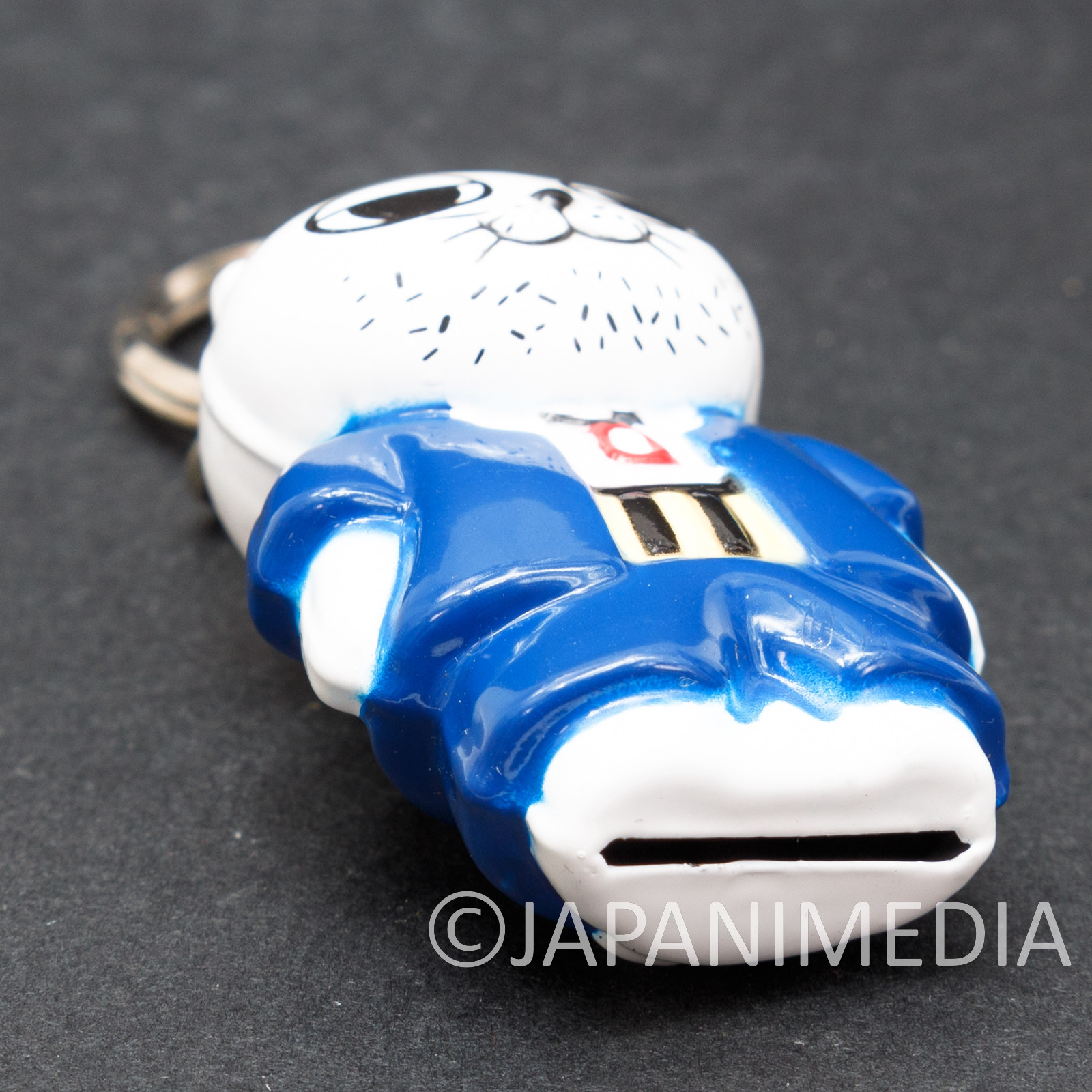 Retro RARE Nekojiru Nyangoro Nyasue Figure Keychain w/Bell inside Set Japanimedia Store 5