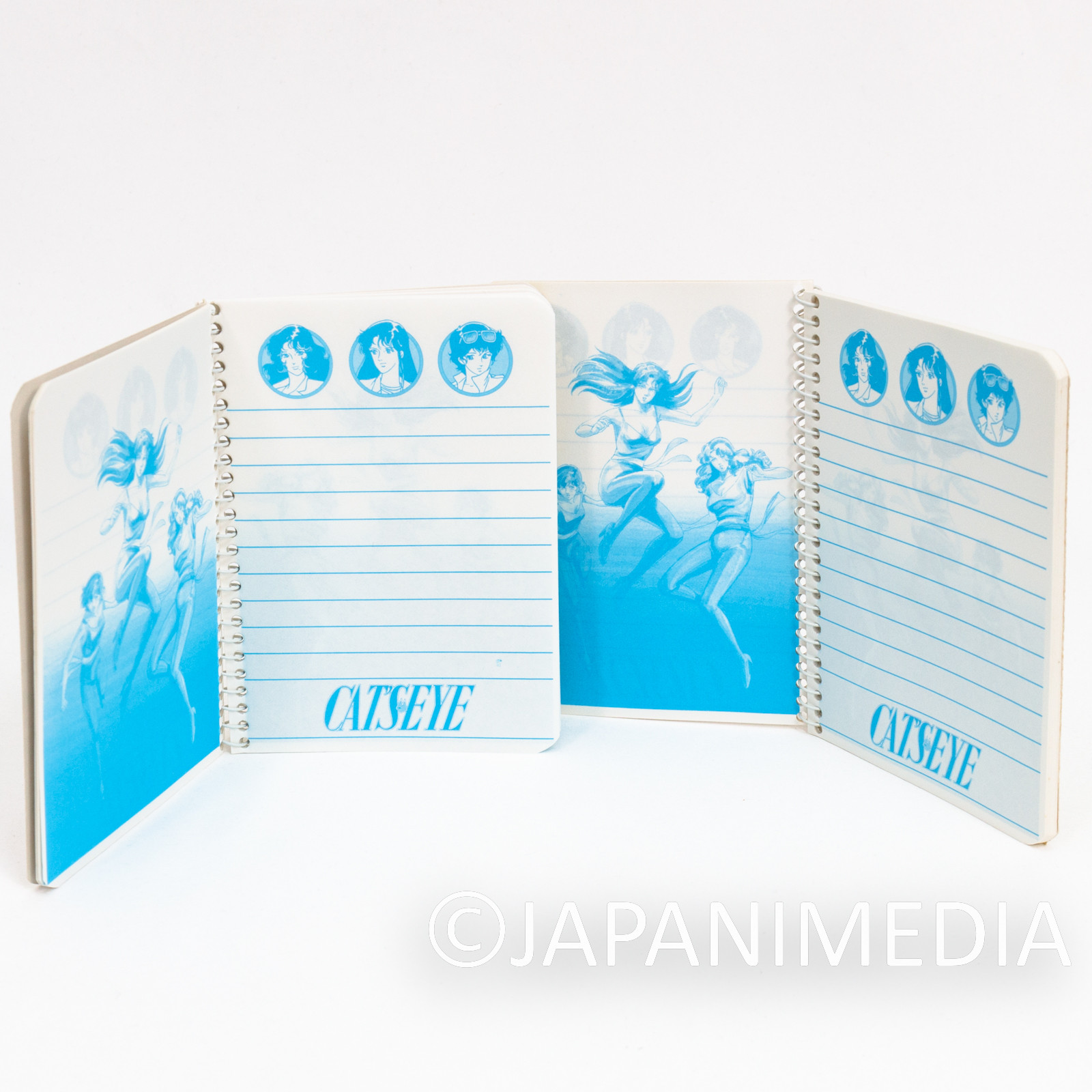 Cat's Eye Rui Hitomi Ai Kisugi Mini Notebook Memo Pad 2pc Set Hojo Tsukasa Japanimedia Store
