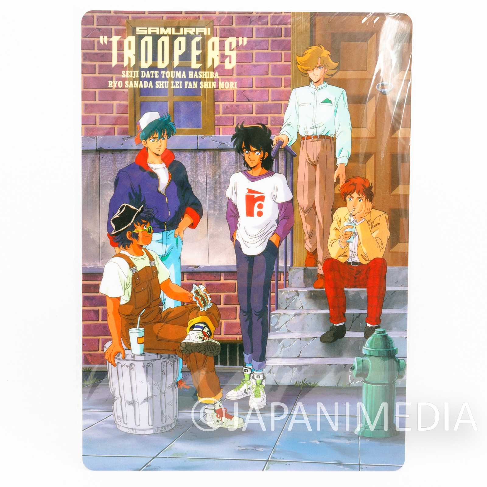 Ronin Warriors Samurai Troopers Plastic Pencil Board Pad Shitajiki #6 Japanimedia Store FRONT Ronin Warriors Samurai Troopers Plastic Pencil Board Pad Shitajiki #6 Japanimedia Store FRONT