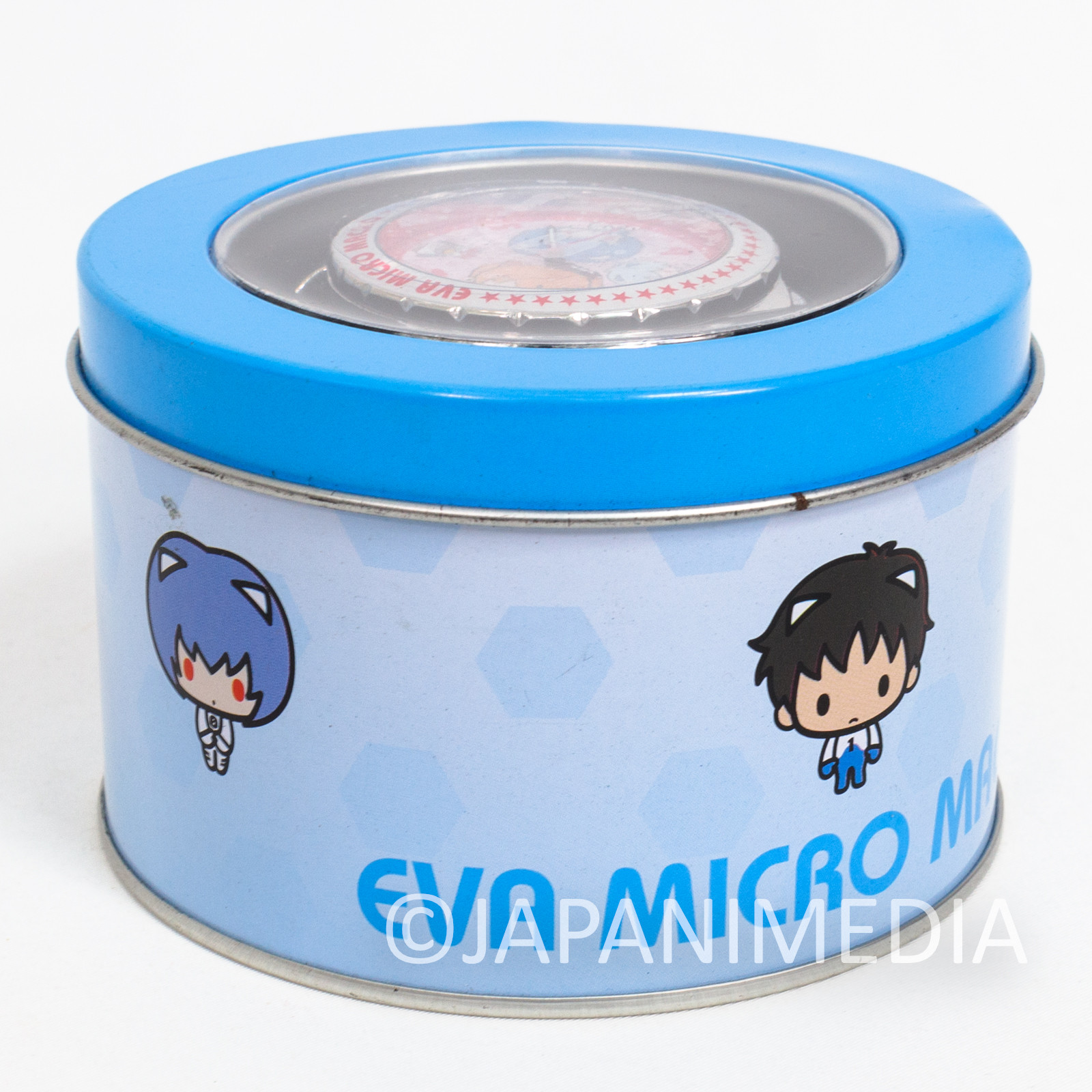 Evangelion EVA Micro Macro Premium Wrist Watch in Tin Can Box 2 [ Rei / Asuka / PenPen / Kaworu] SEGA Japanimedia Store 11