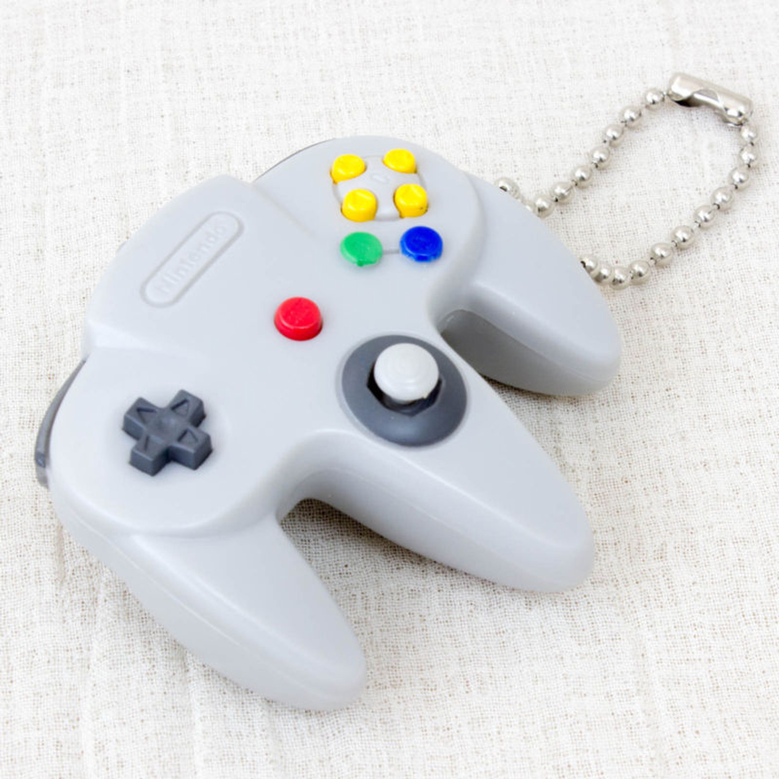 Nintendo Game Controller LED Light Figure Key Chain Nintendo 64 JAPAN