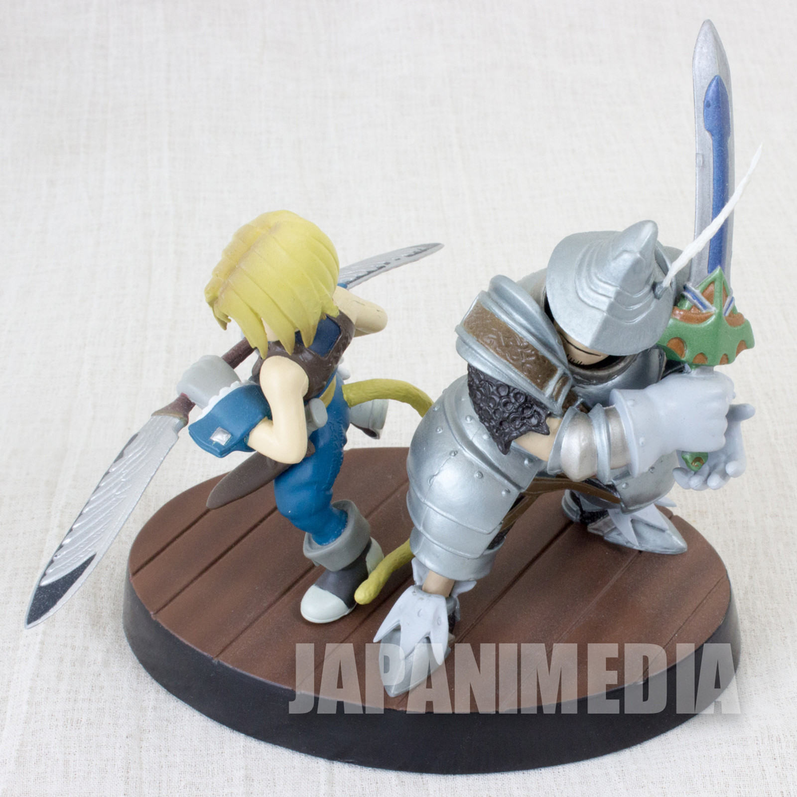 Final Fantasy IX 9 Zidane & Steiner Diorama Figure Banpresto JAPAN SUARE [No box]