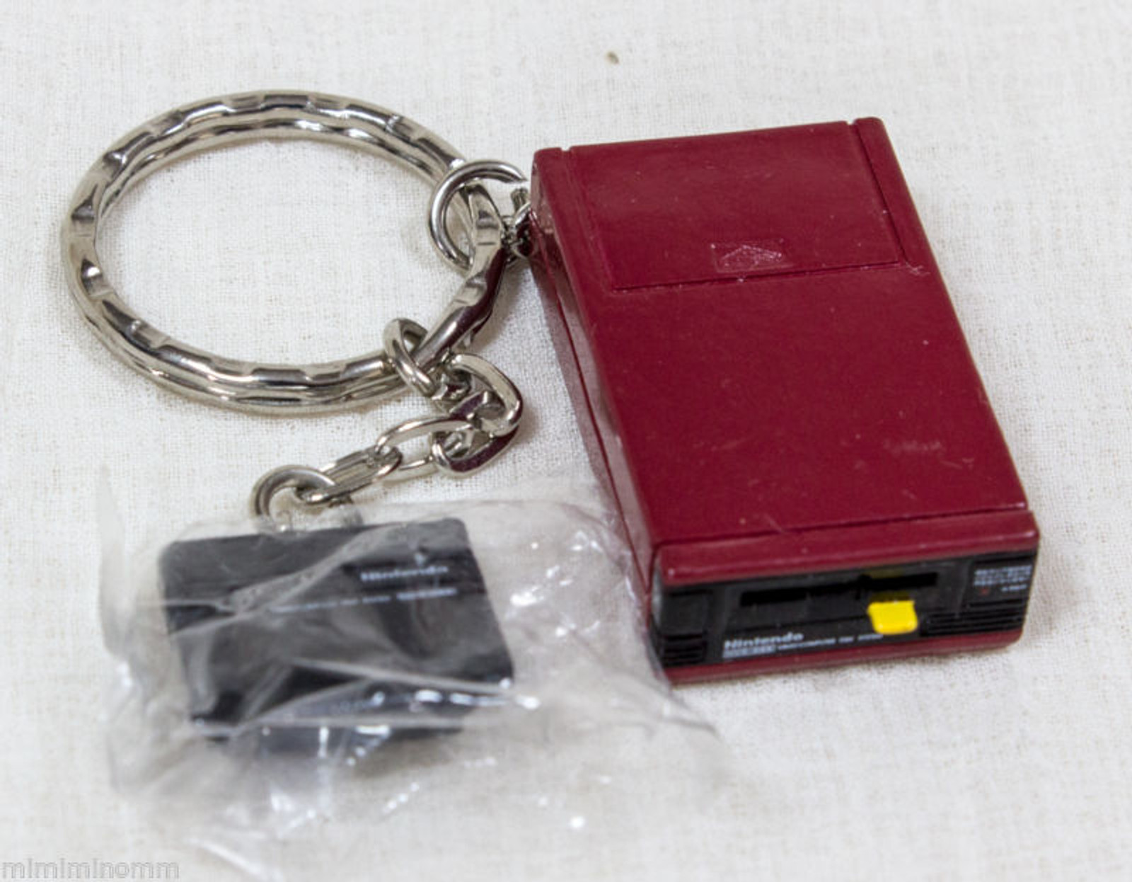 Nintendo Game Console History Miniature Figure Key Chain Disk System JAPAN