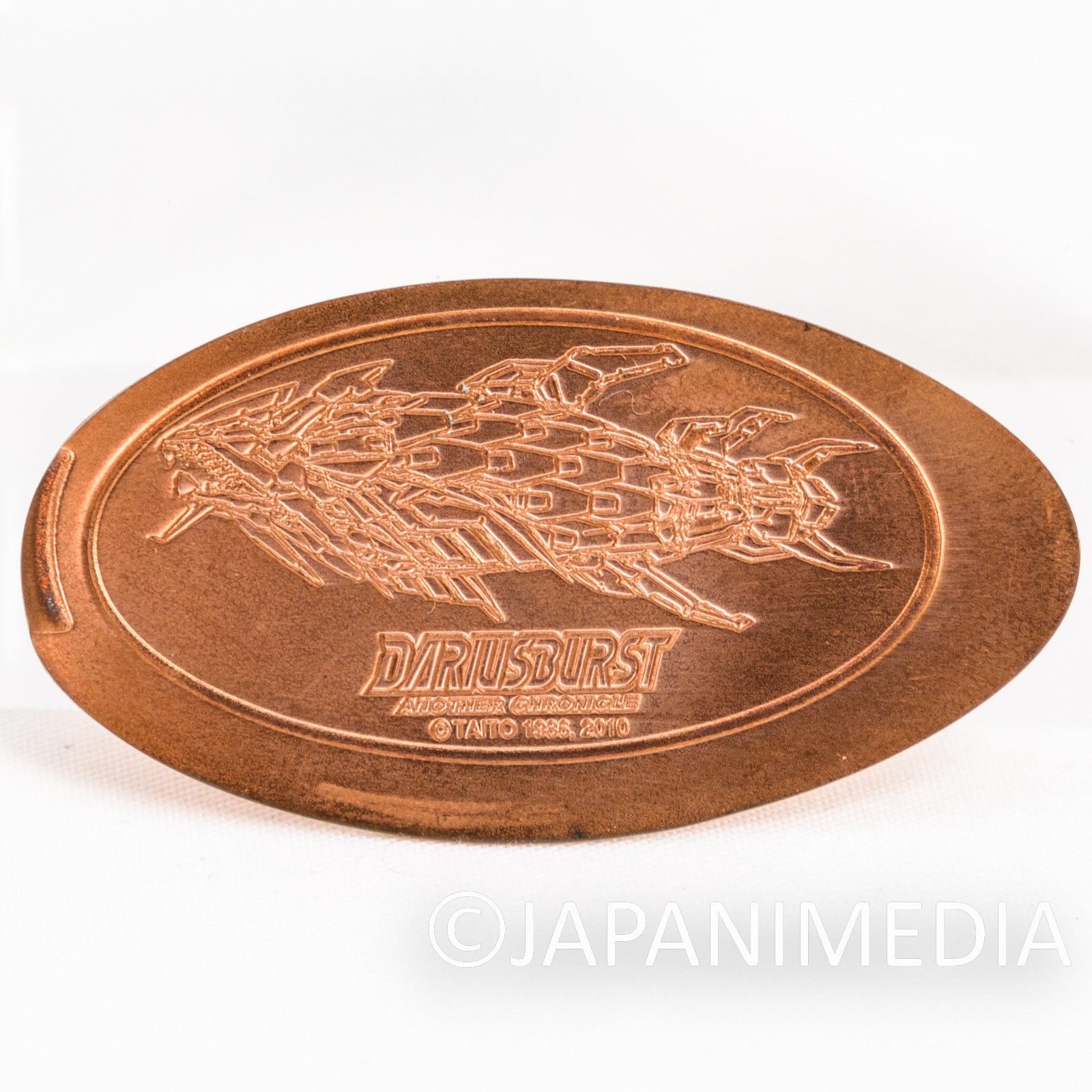Darius Burst Souvenir Medal JAPAN TAITO GAME Japanimedia Store FRONT
