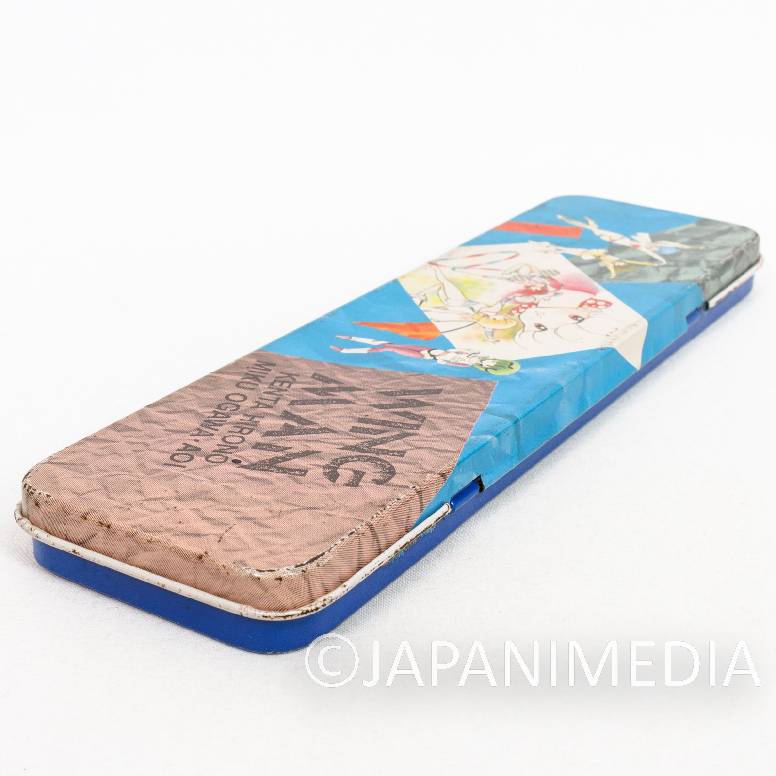 (DAMAGED) Retro RARE! WINGMAN Can Pen Case / MIKU OGAWA AOI