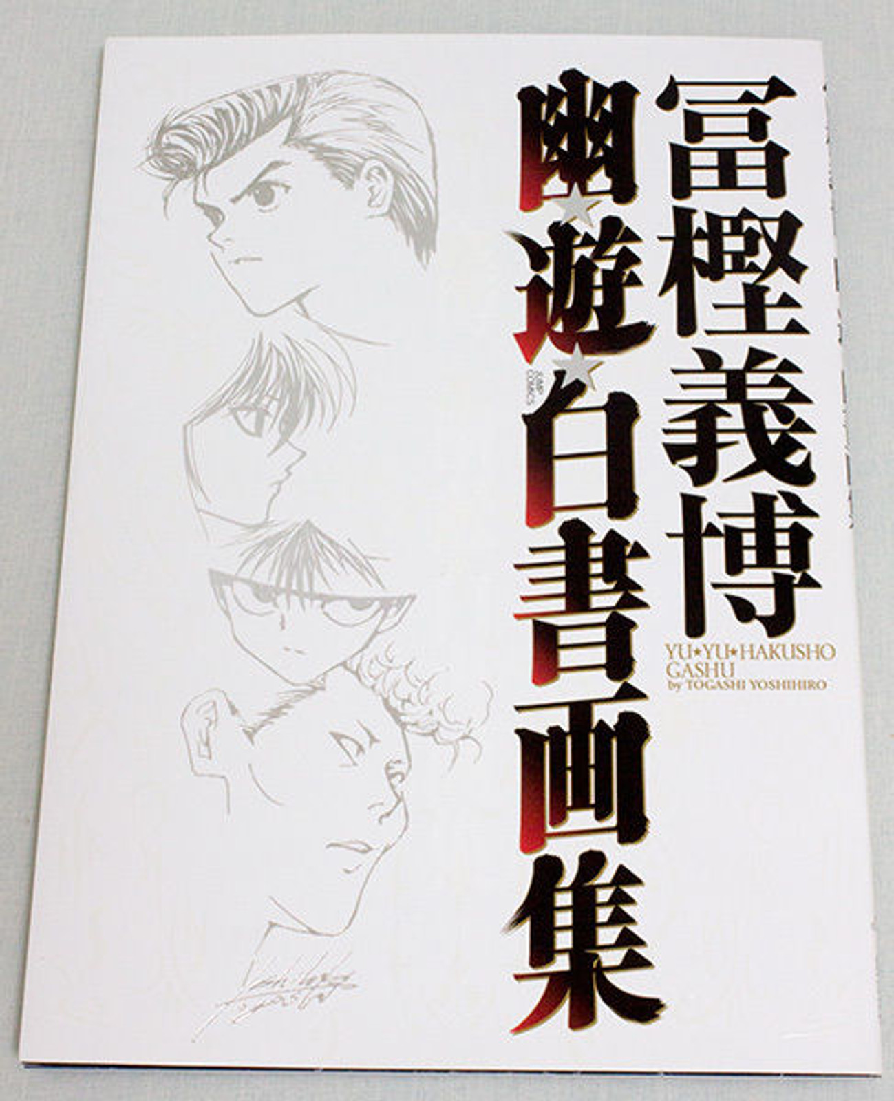 Togahi Yoshihiro Yu Yu Hakusho Art Book Illustration  JAPAN ANIME JUMP MANGA