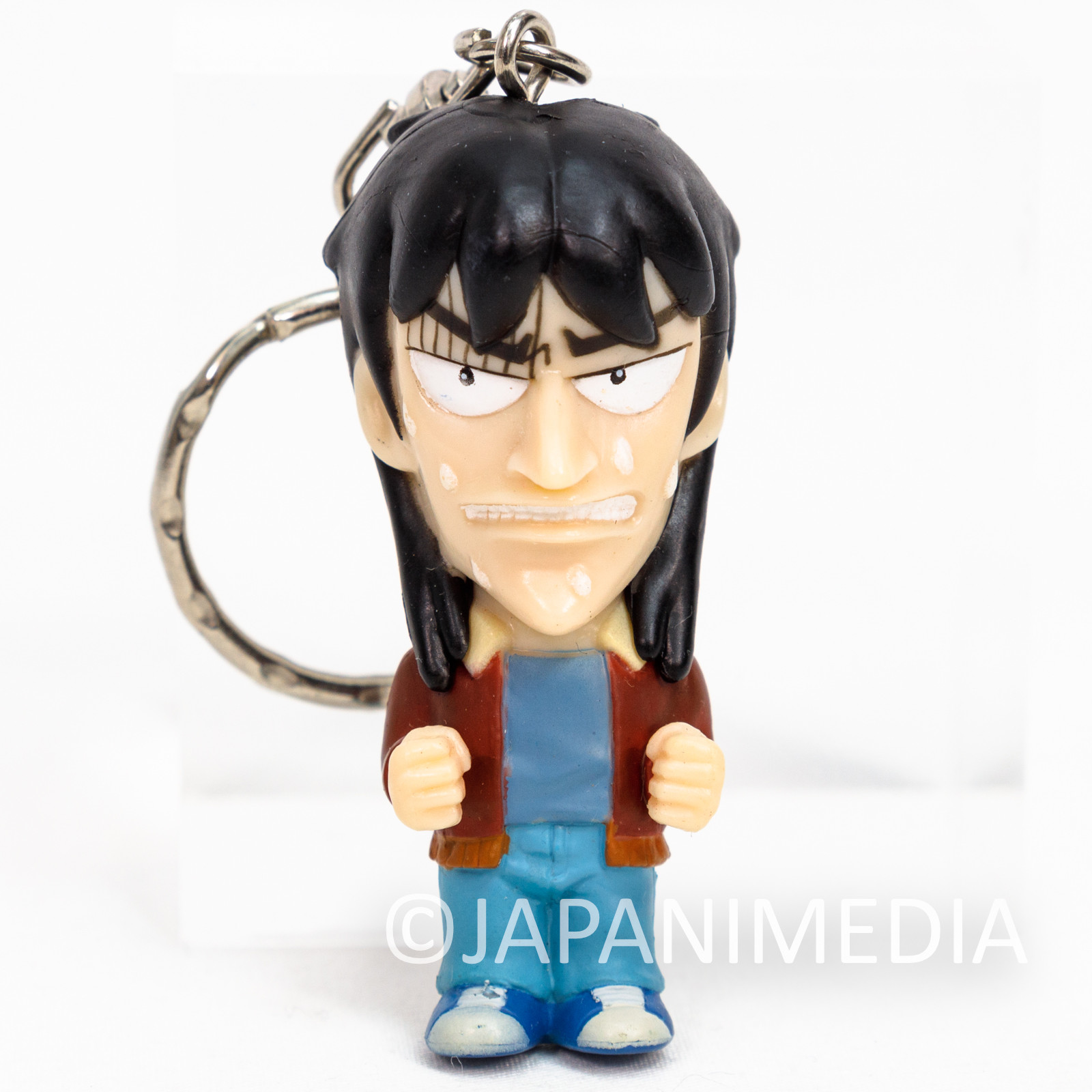 RARE! KAIJI Ultimate Survivor Kaiji Ito Figure Key Chain #2 JAPAN 2 Japanimedia Store FRONT