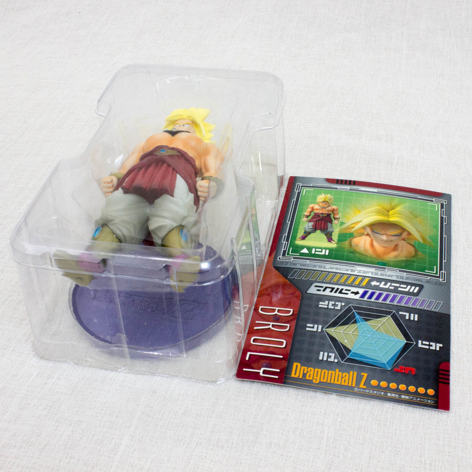 RARE! Dragon Ball Z Super Saiyan Broly Box Figure Collection Banpresto JAPAN ANIME MANGA