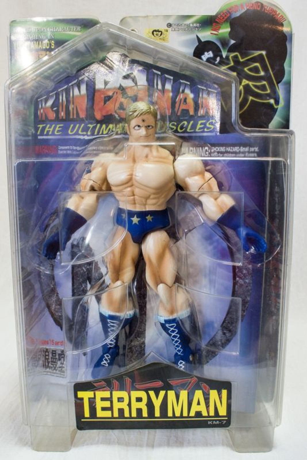 Kinnikuman Terryman (Blue Ver.) Romando PVC Action Figure JAPAN / ULTIMATE MUSCLE